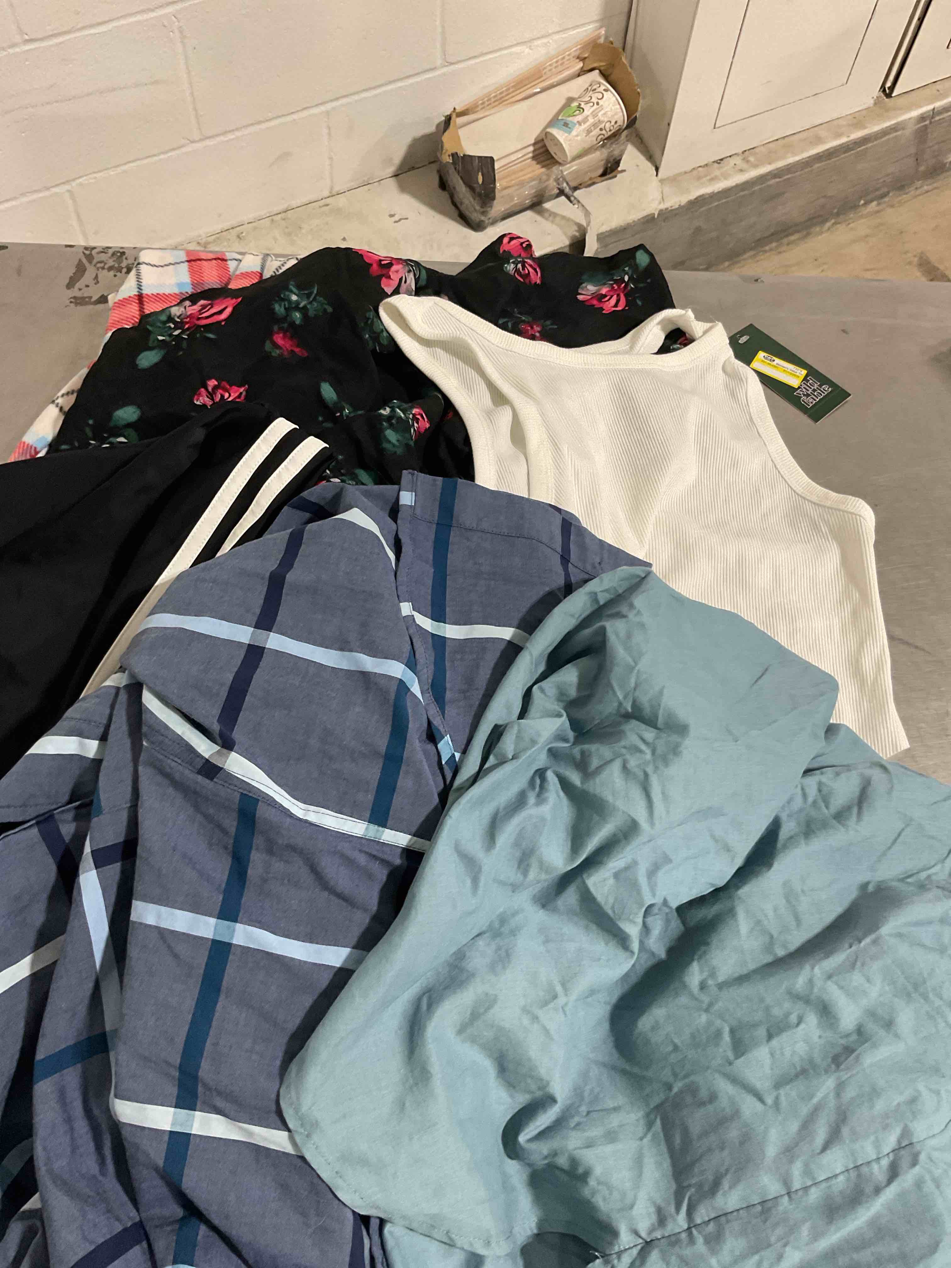 assorted clothes Different size color and style