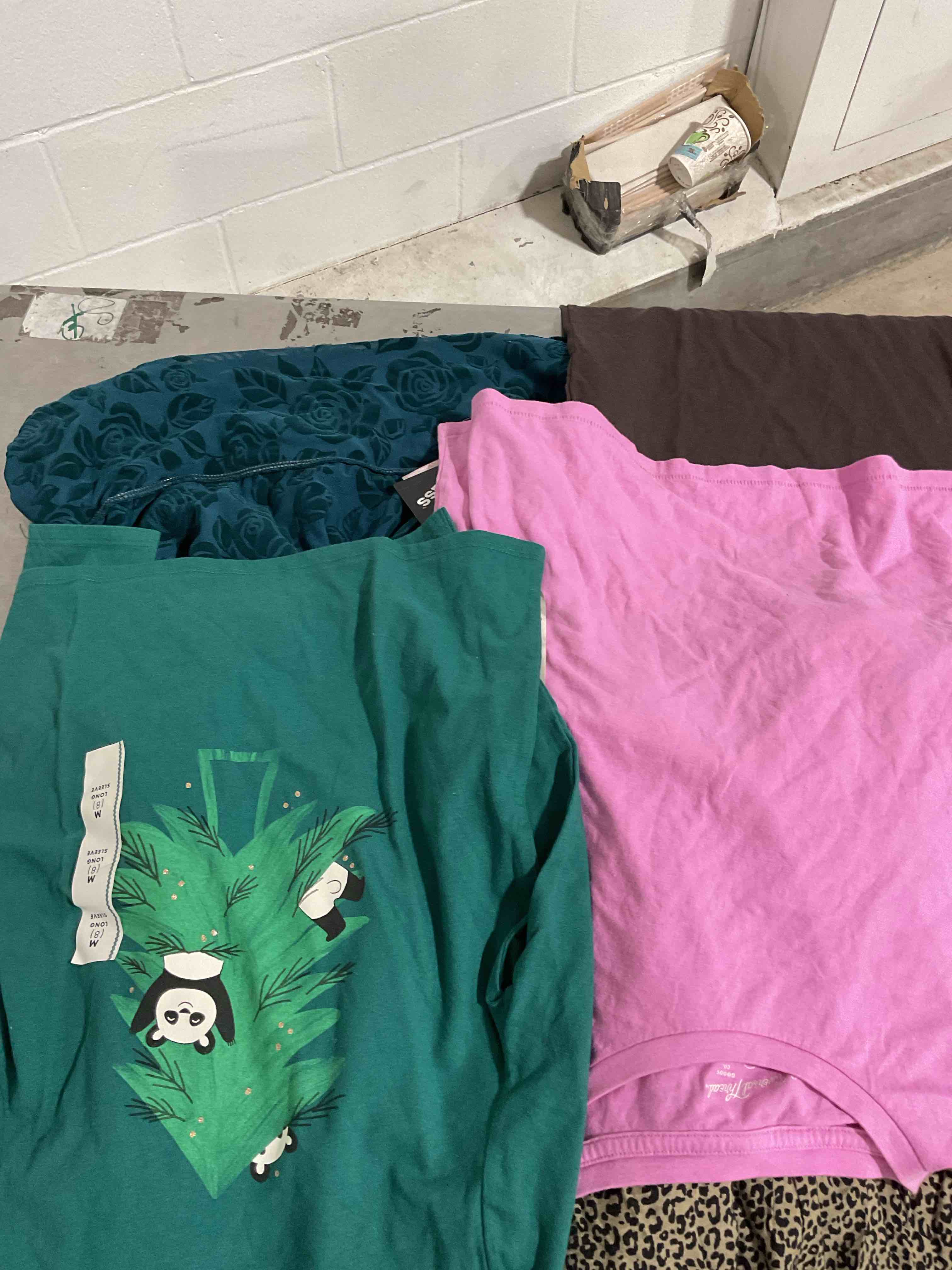 assorted clothes Different size color and style