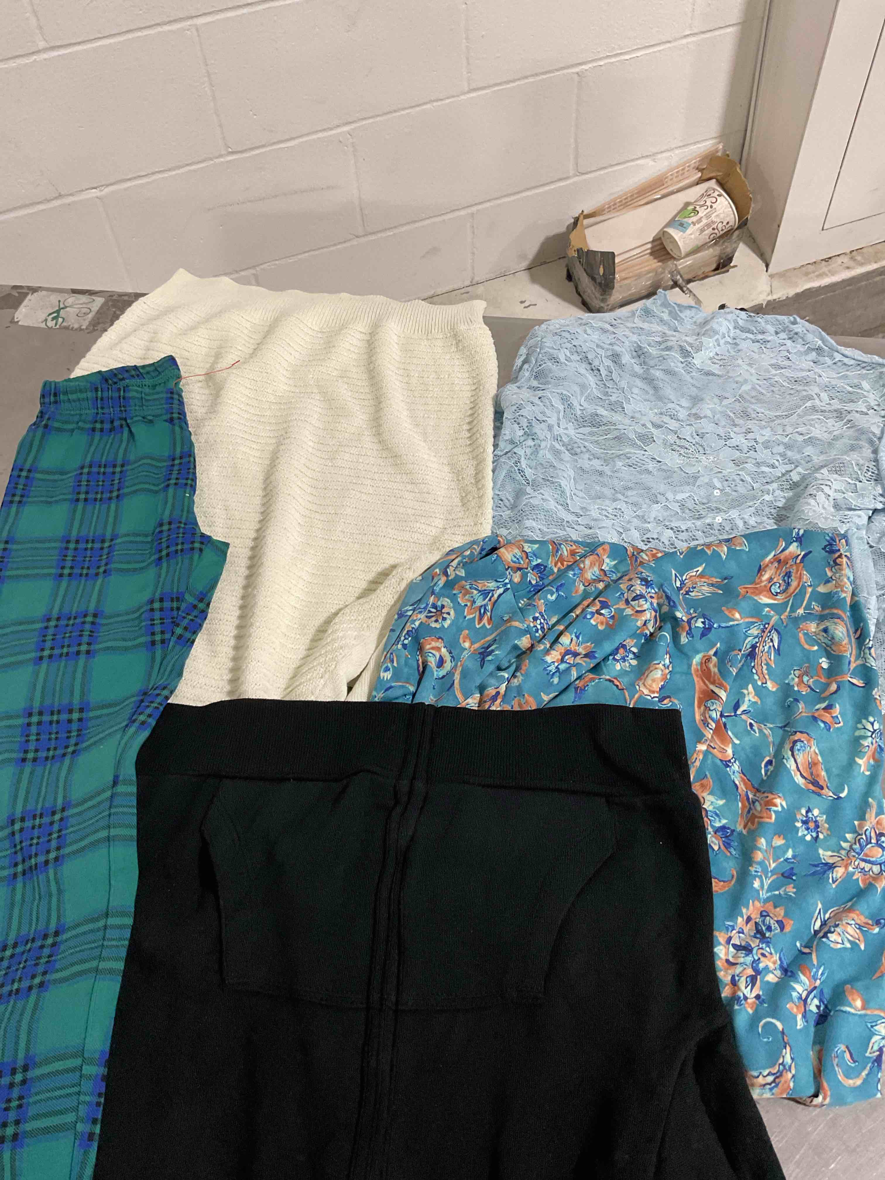 assorted clothes Different size color and style
