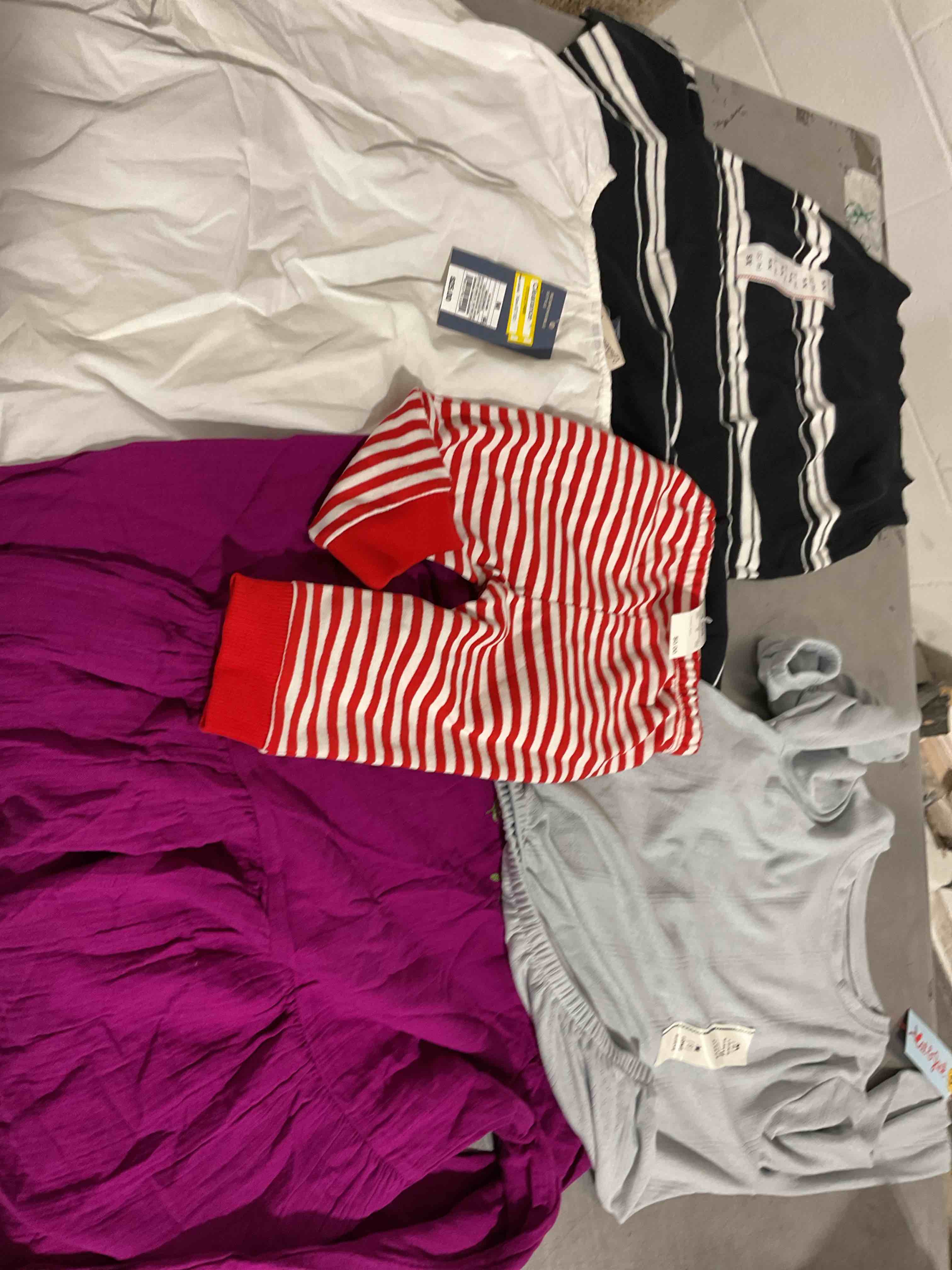assorted clothes Different size color and style