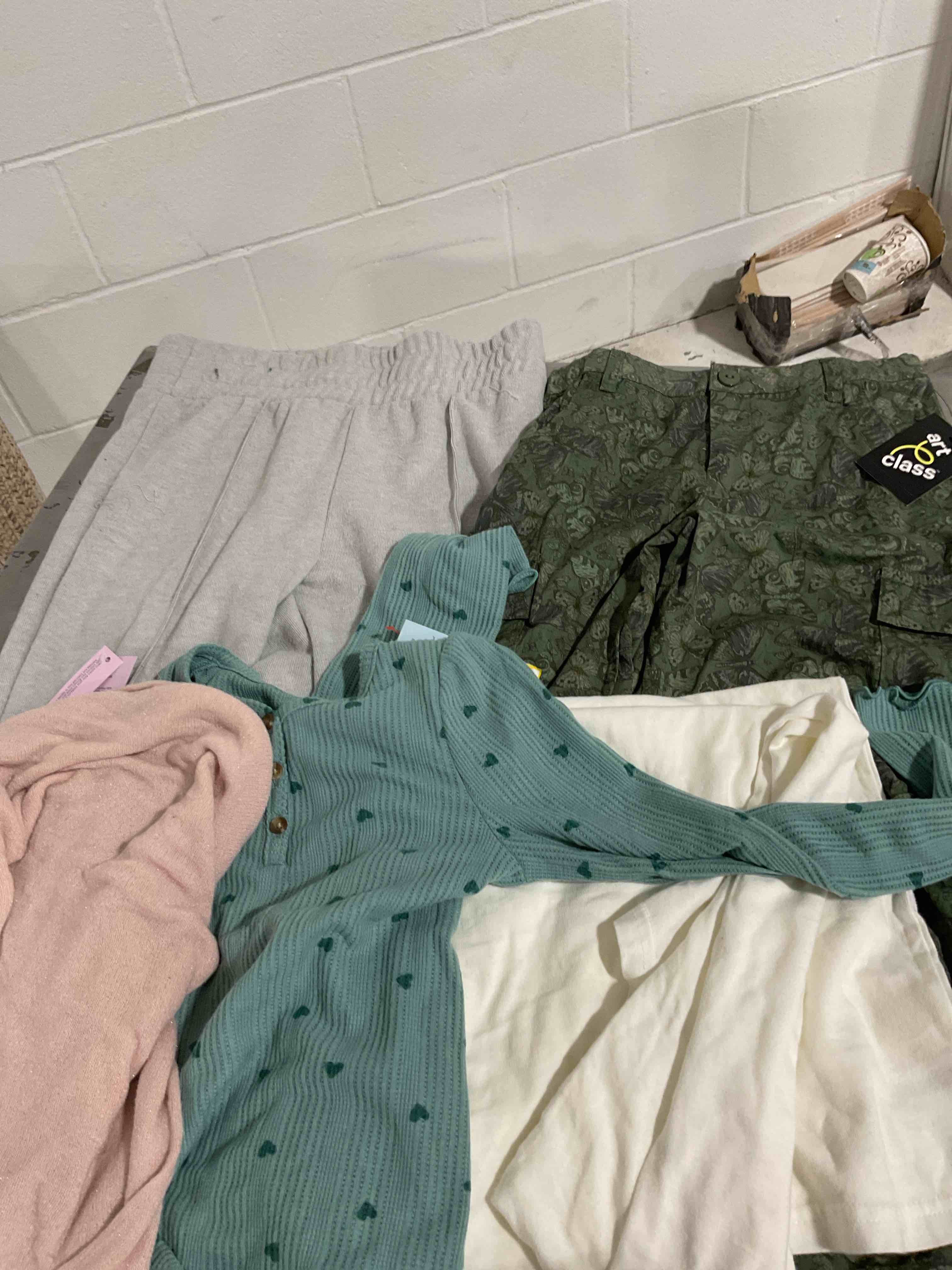 assorted clothes Different size color and style