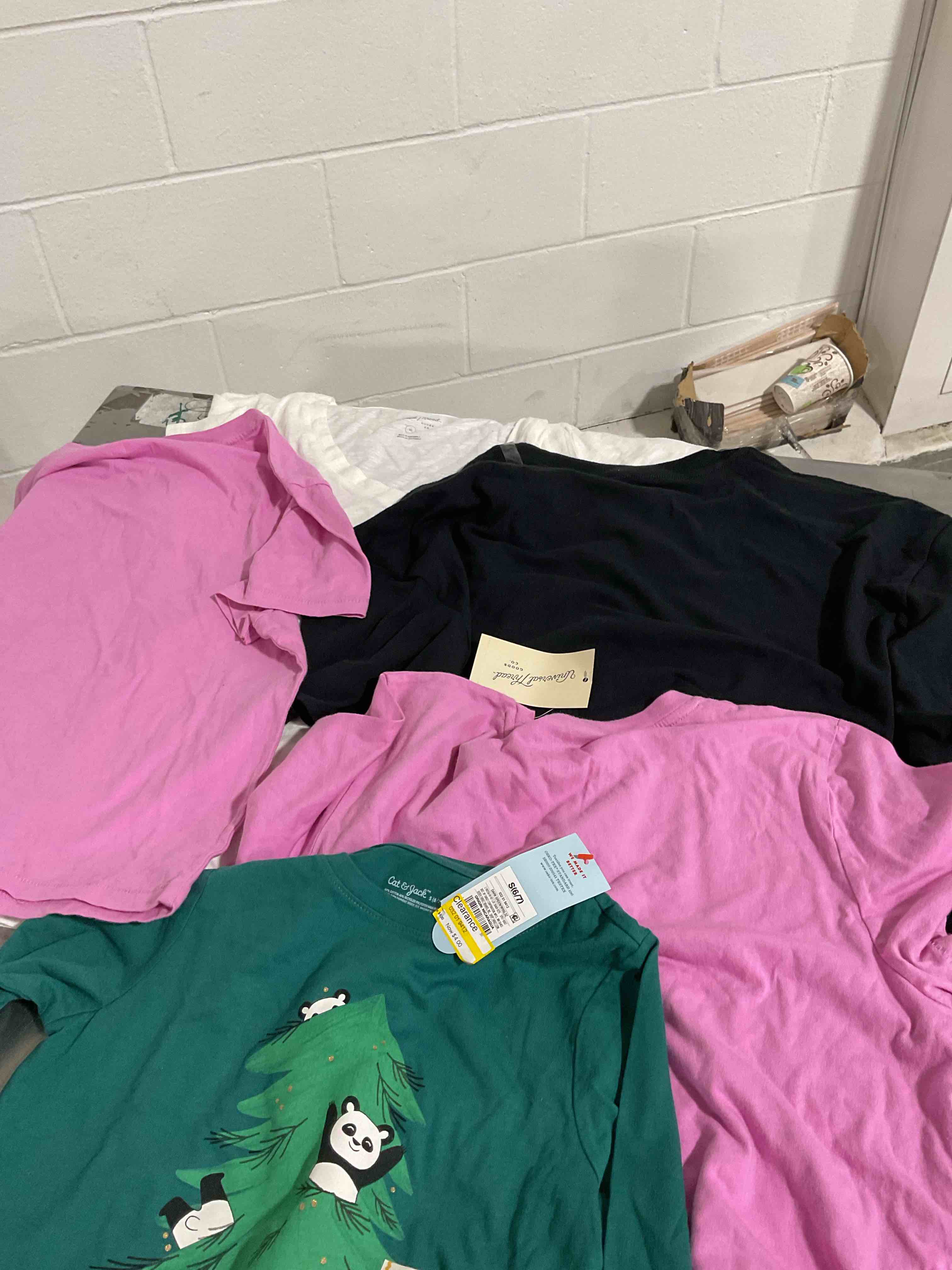 assorted clothes Different size color and style