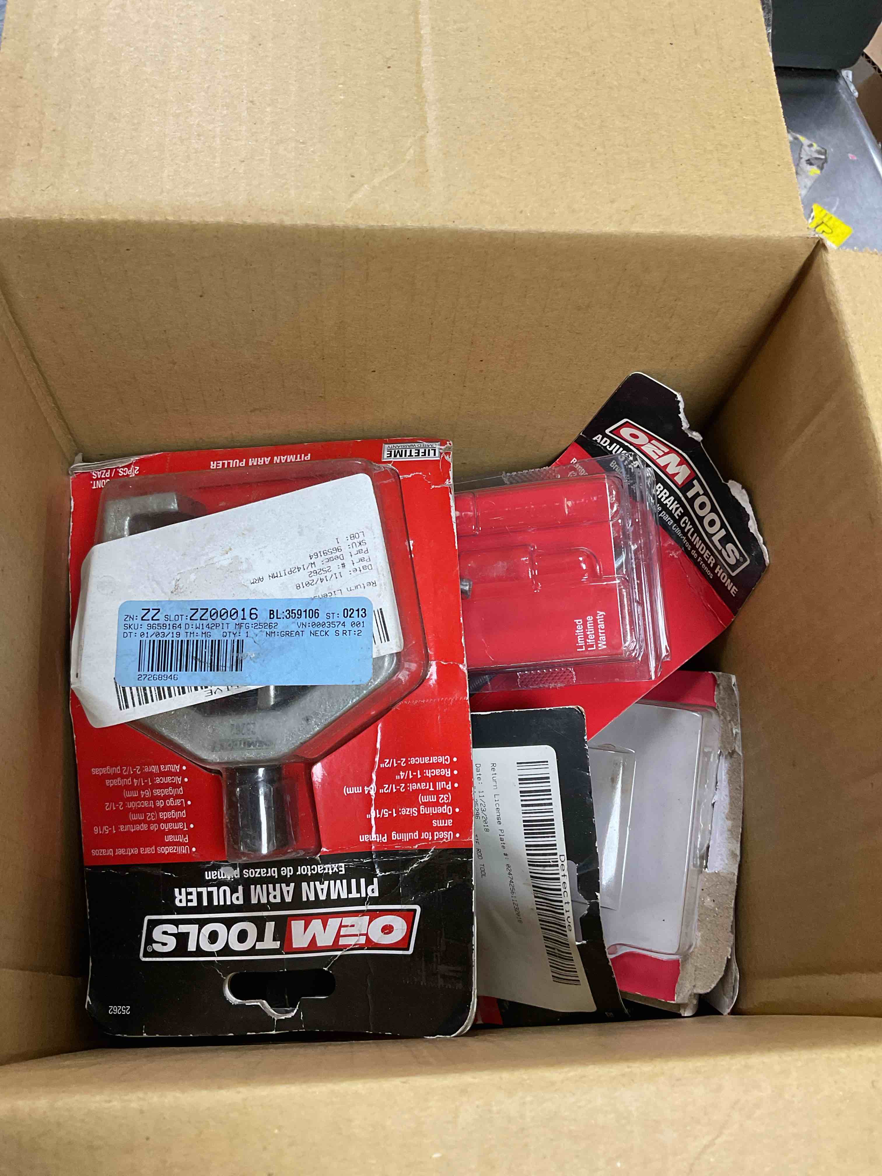 assorted auto parts 