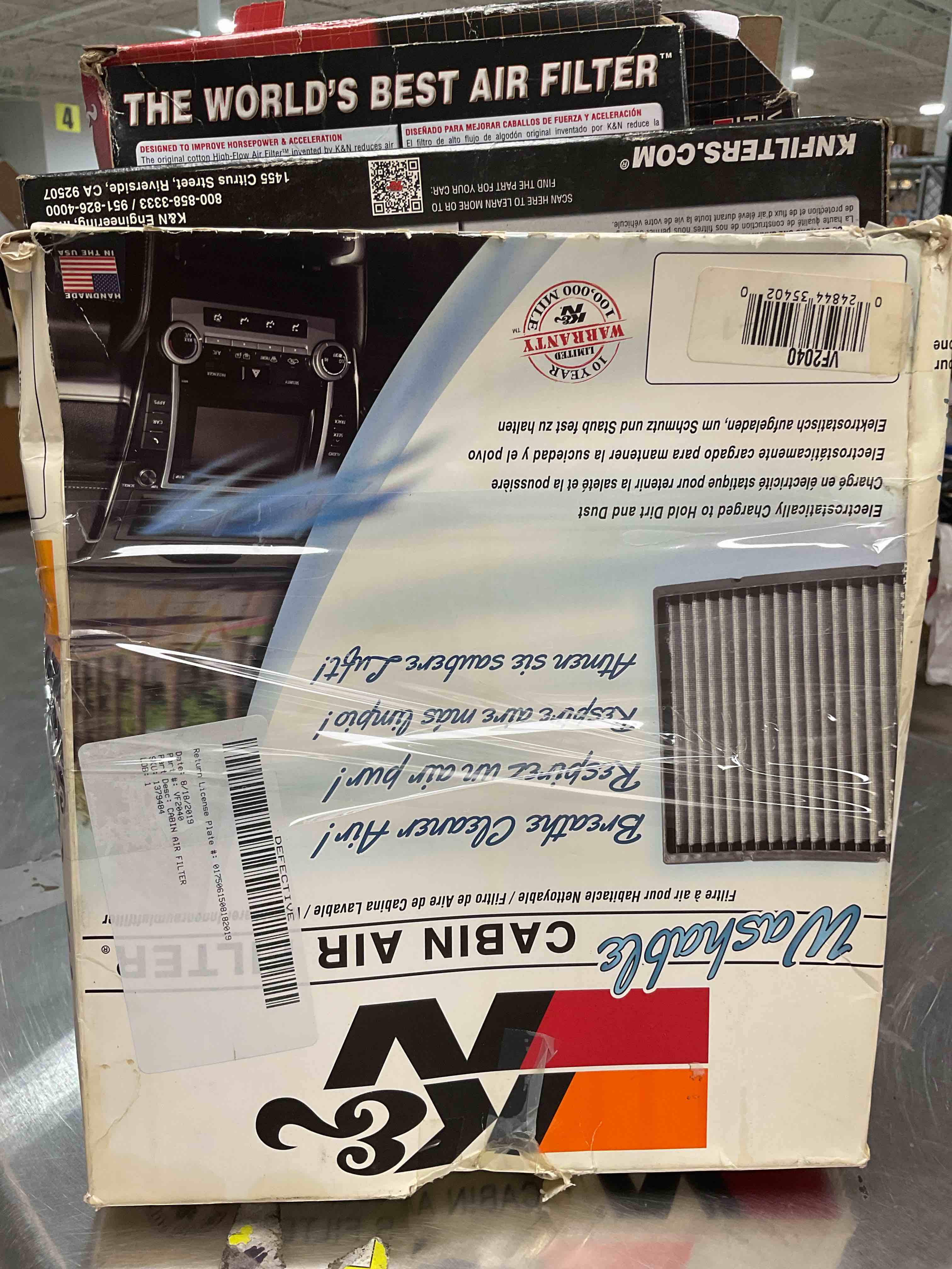 assorted auto parts 