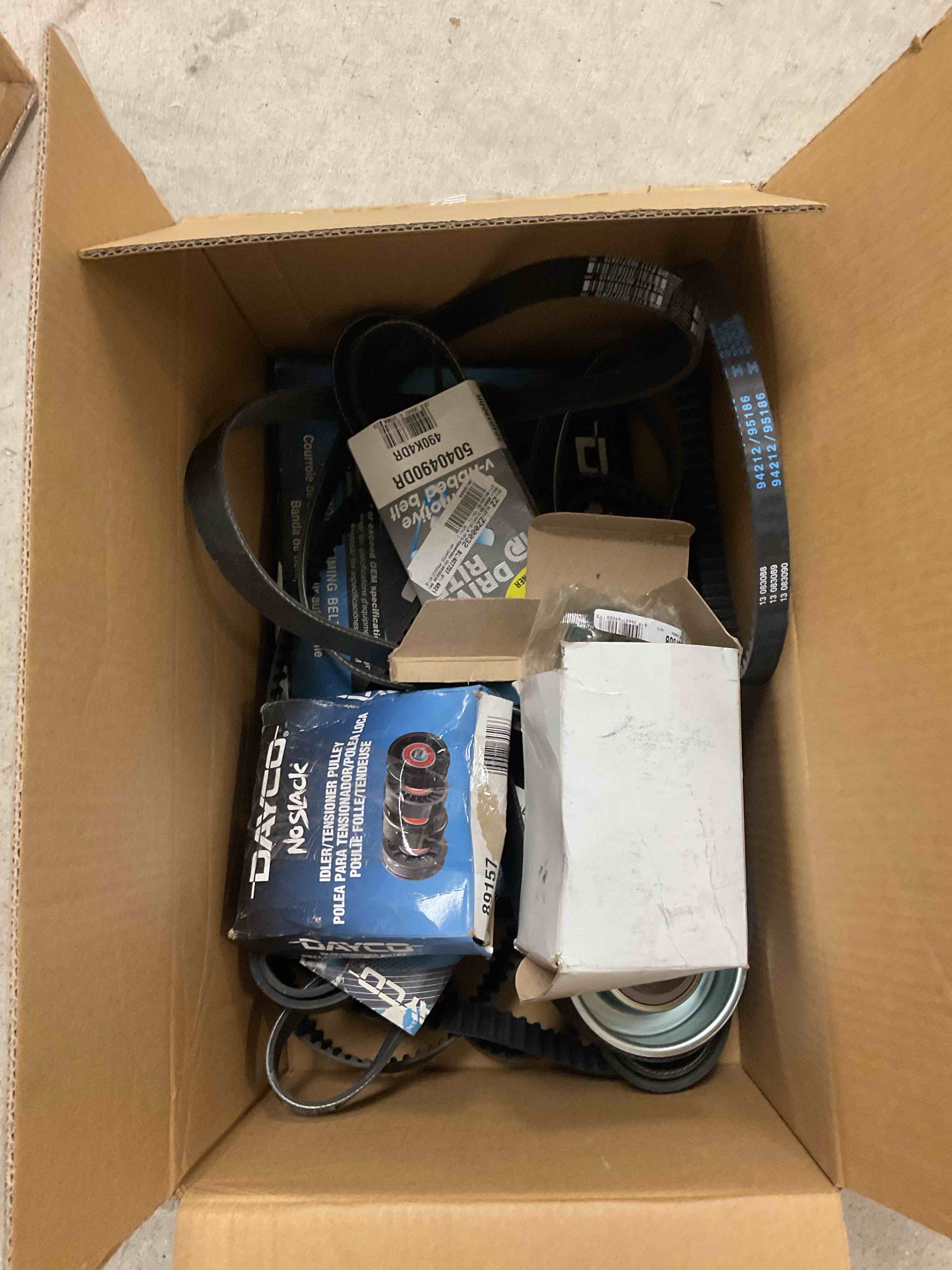 assorted auto parts 