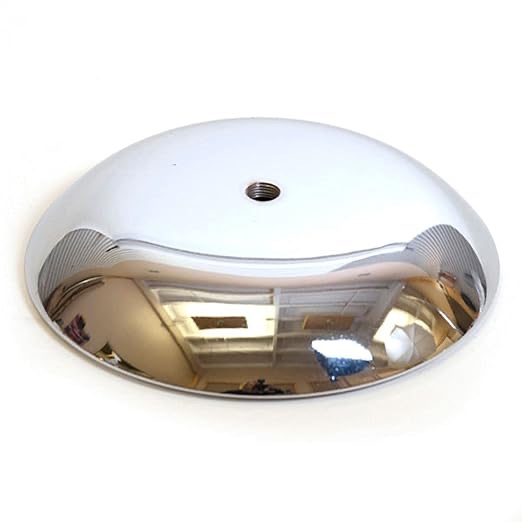 Round Base in Chrome  D Inches with Fitting