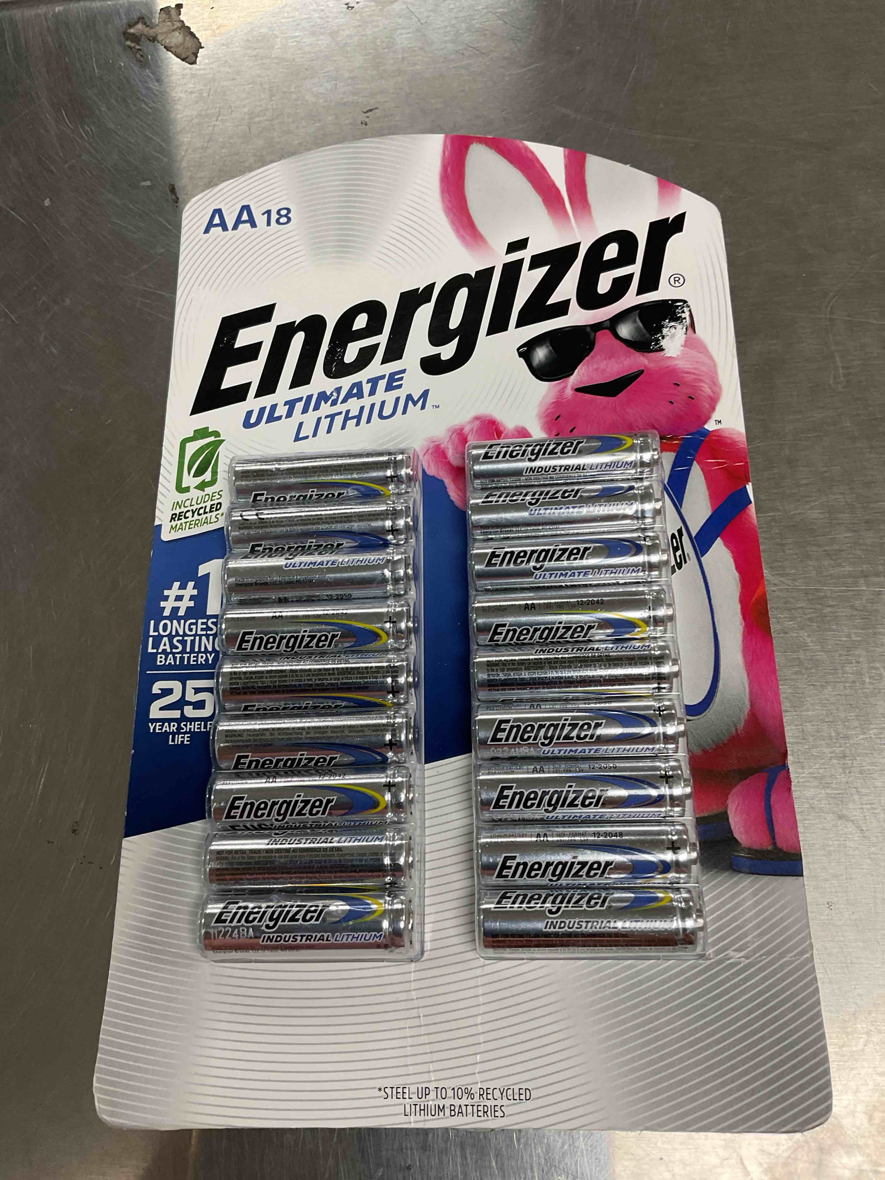 Energizer AA Ultimate Lithium Batteries, 18 pk.