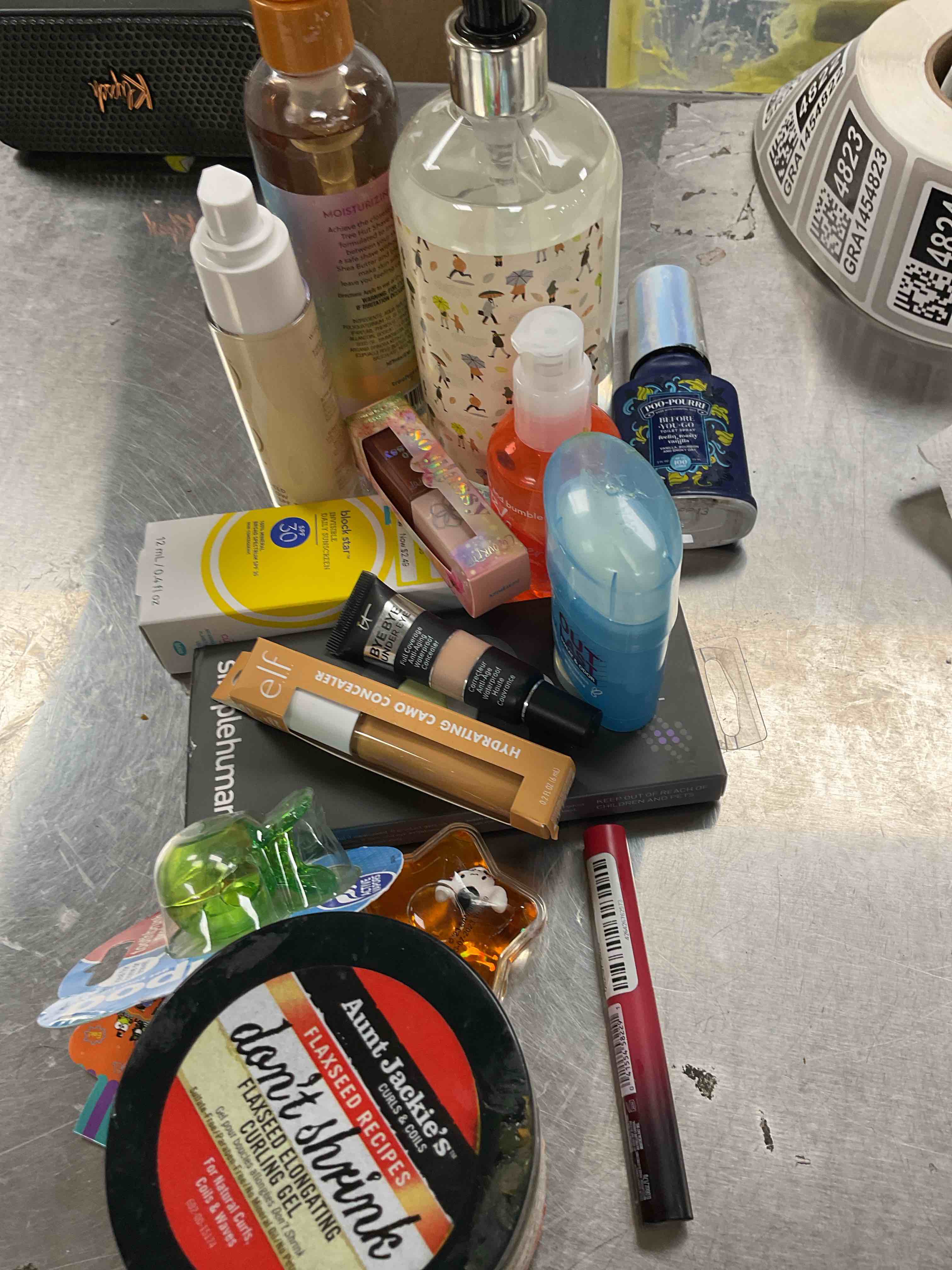 assorted Personal hygiene products