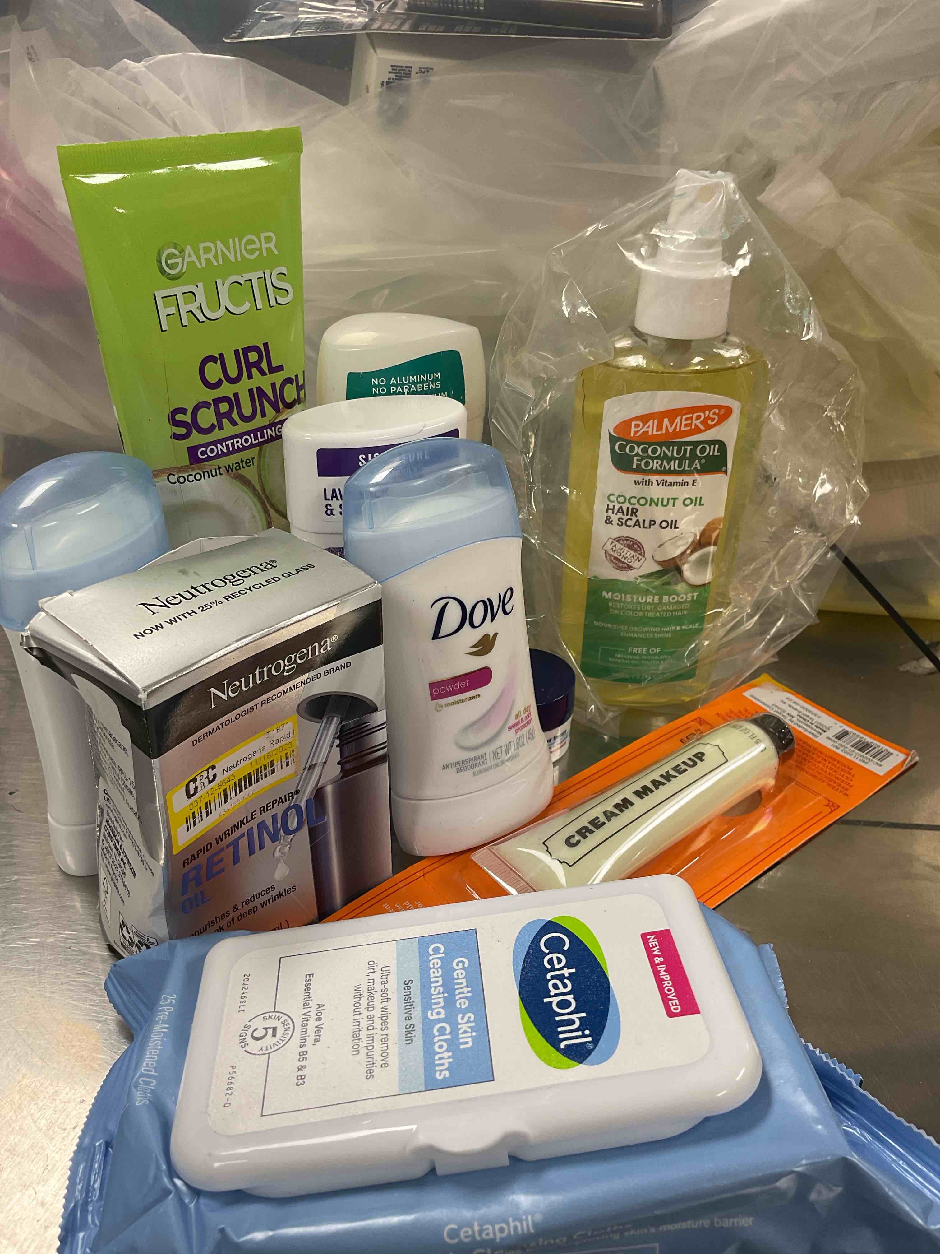 assorted Personal hygiene products