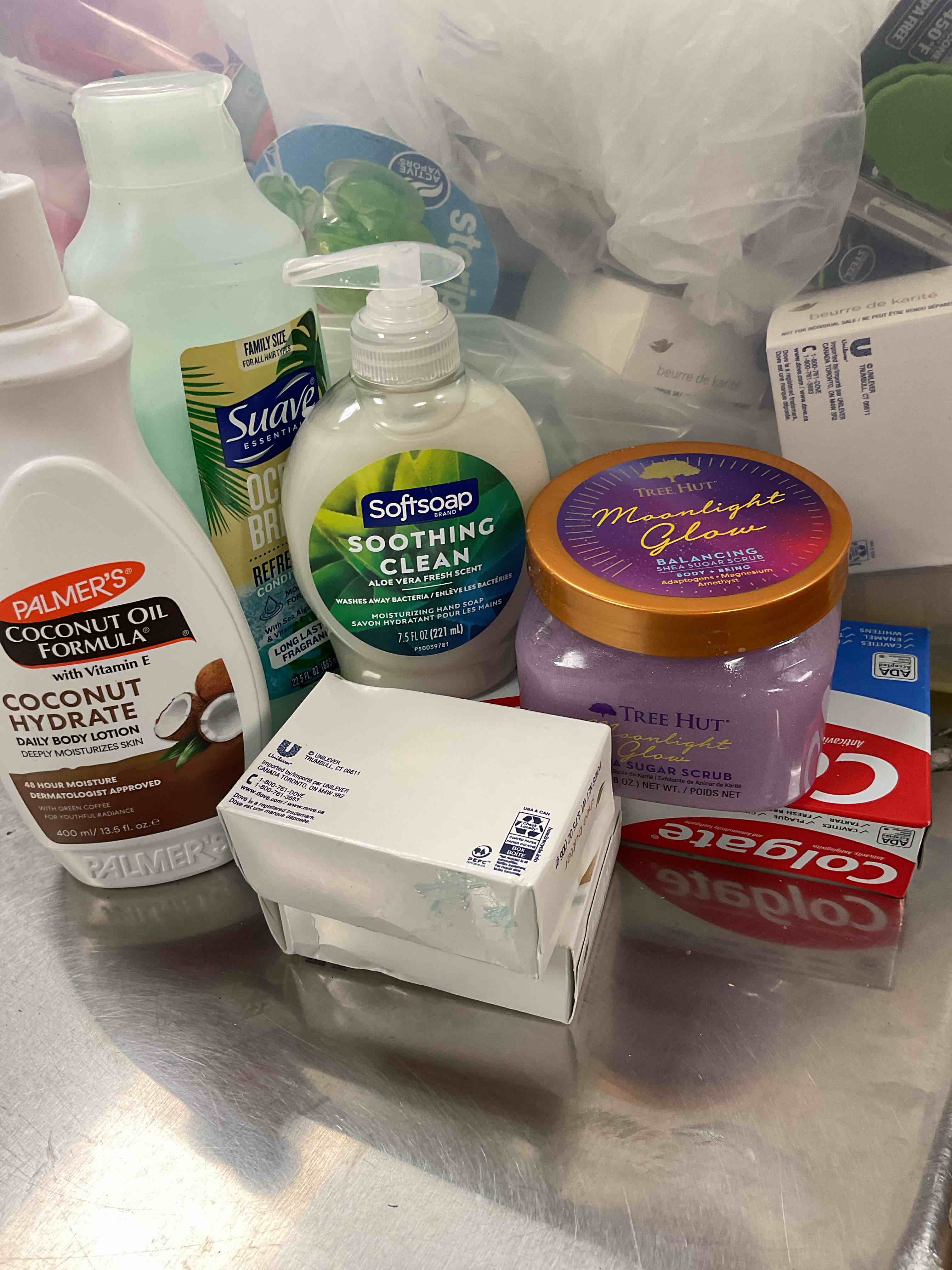 assorted Personal hygiene products