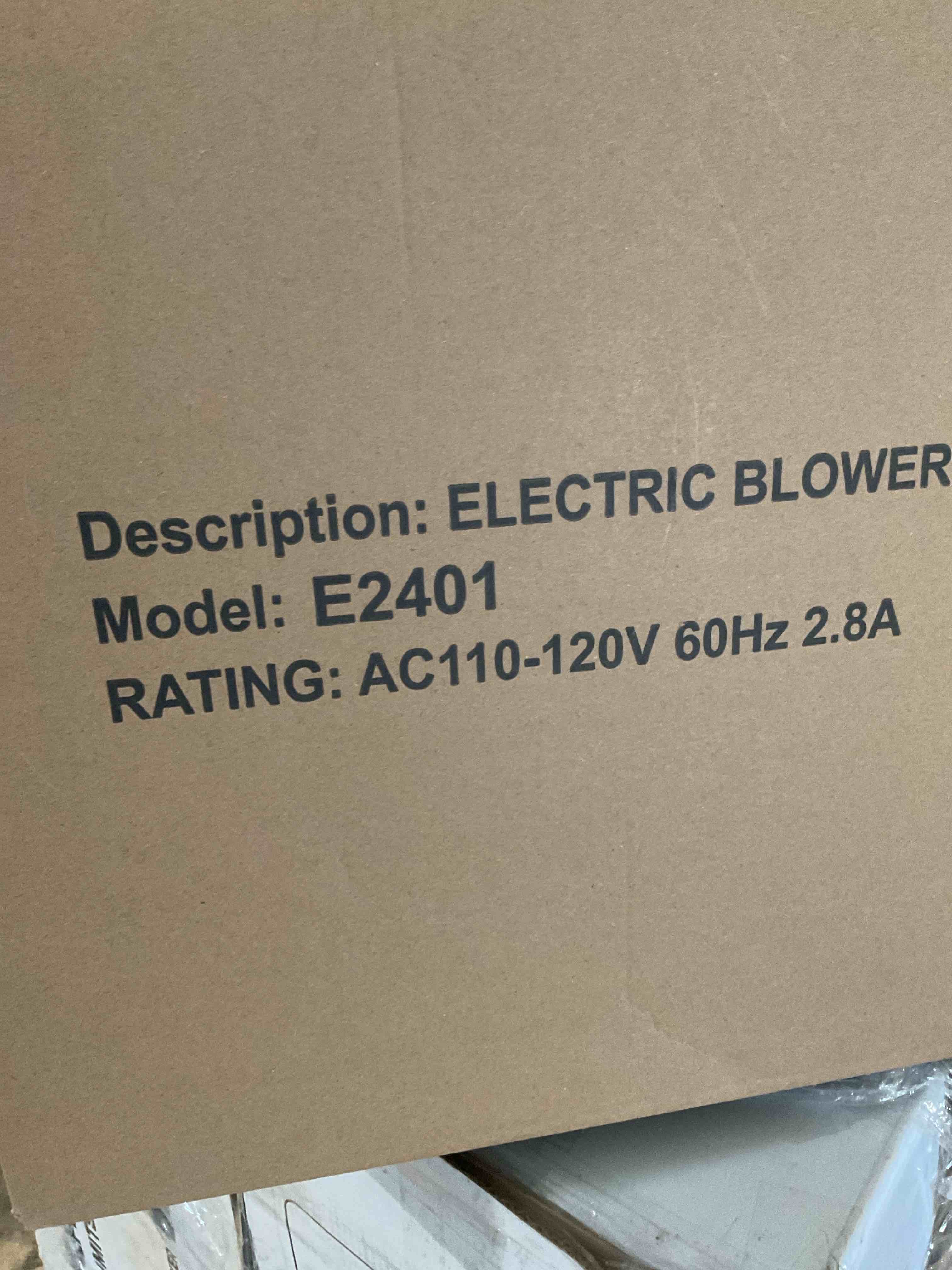 Electric blower 