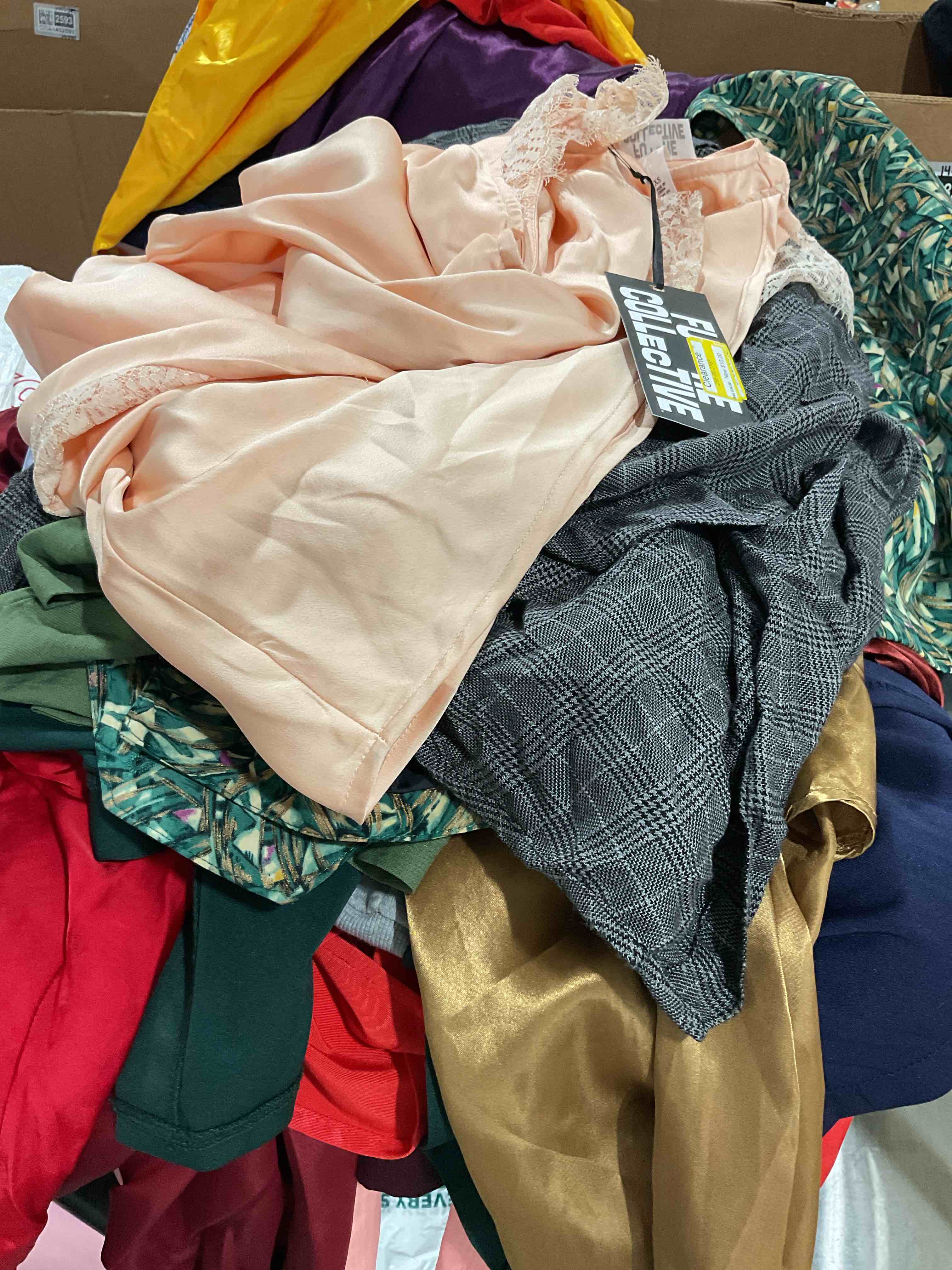 assorted Different clothes size color and style 
