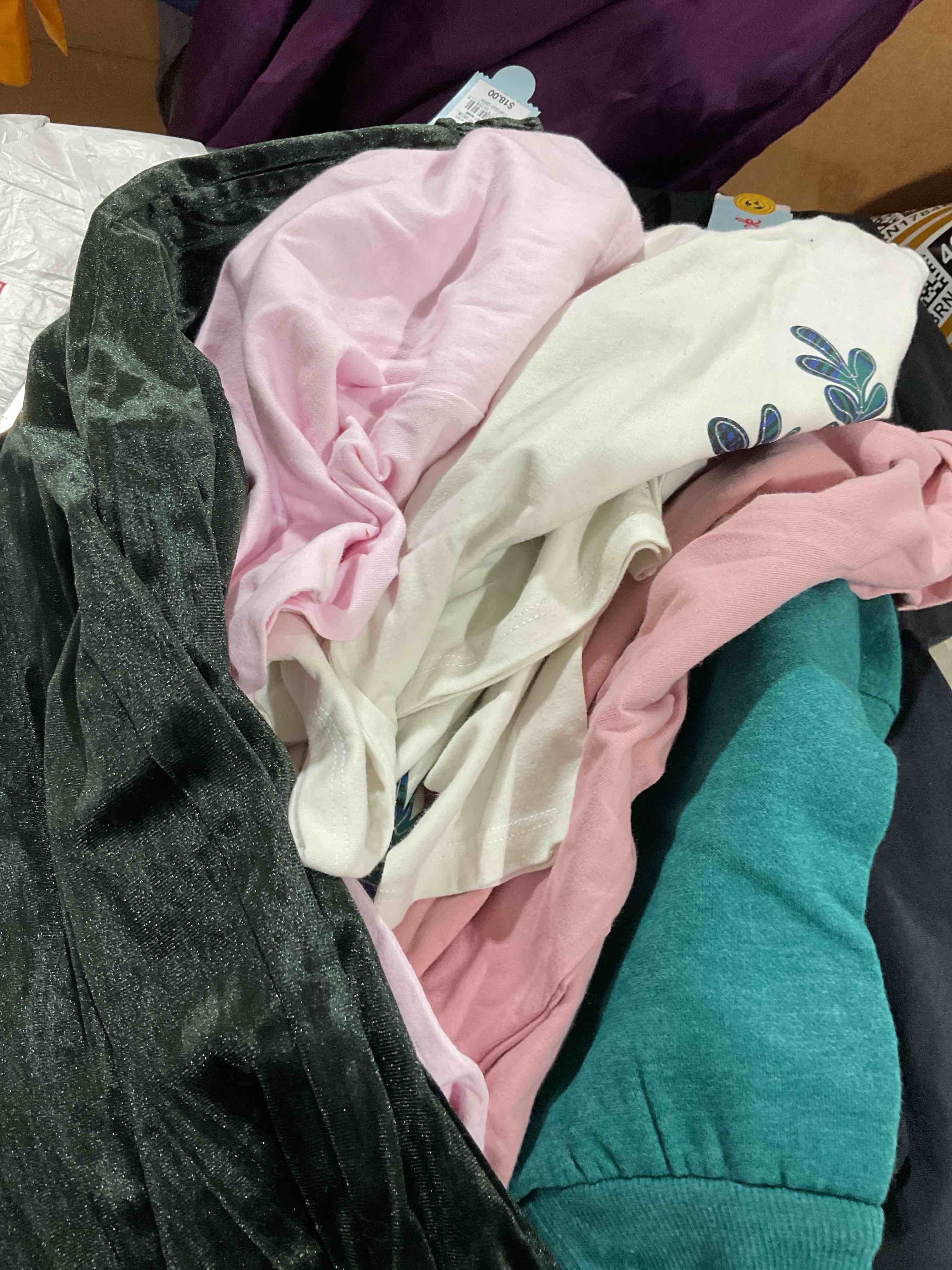 assorted Different clothes size color and style 