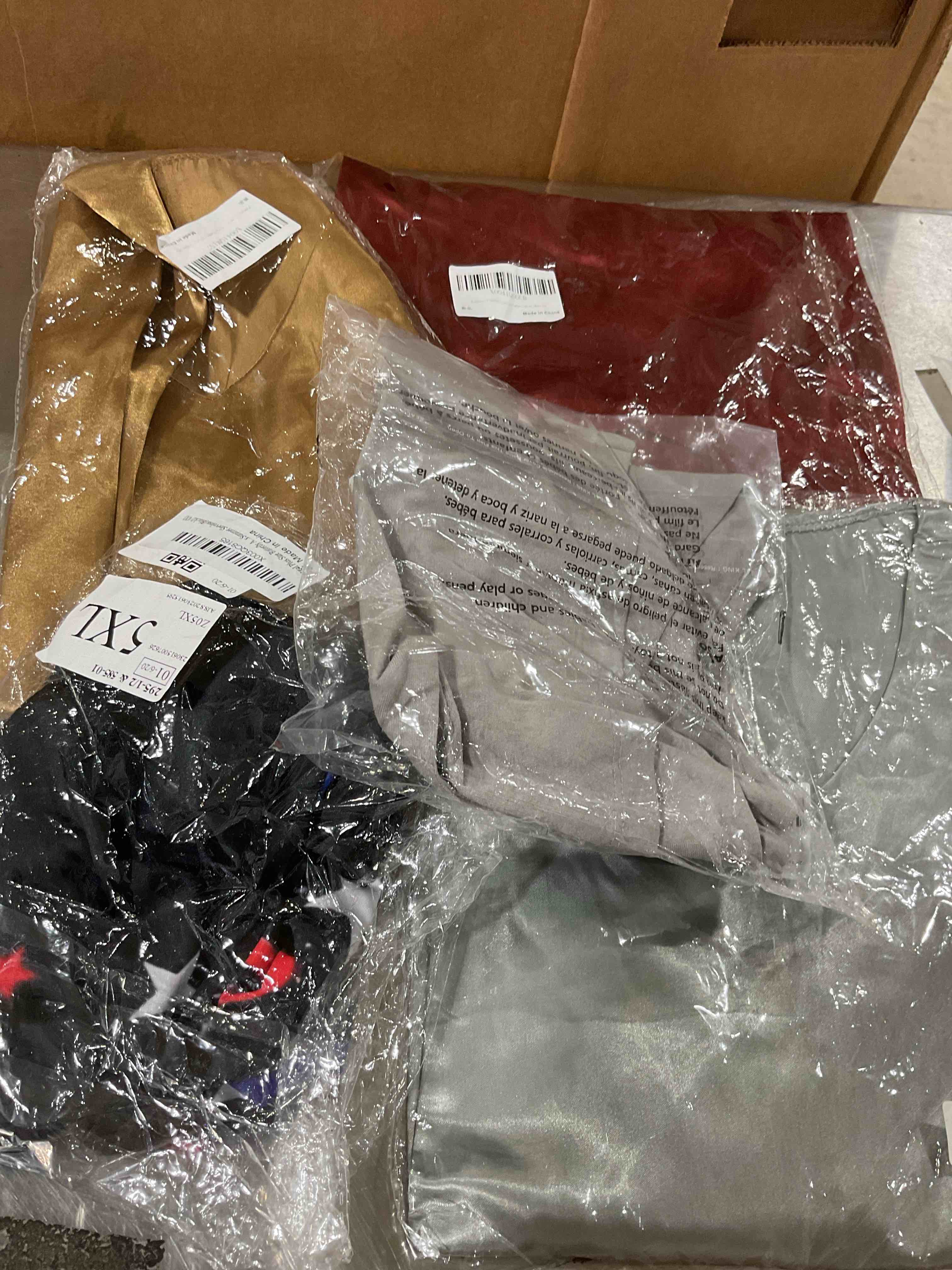 assorted Different clothes, size, style and color