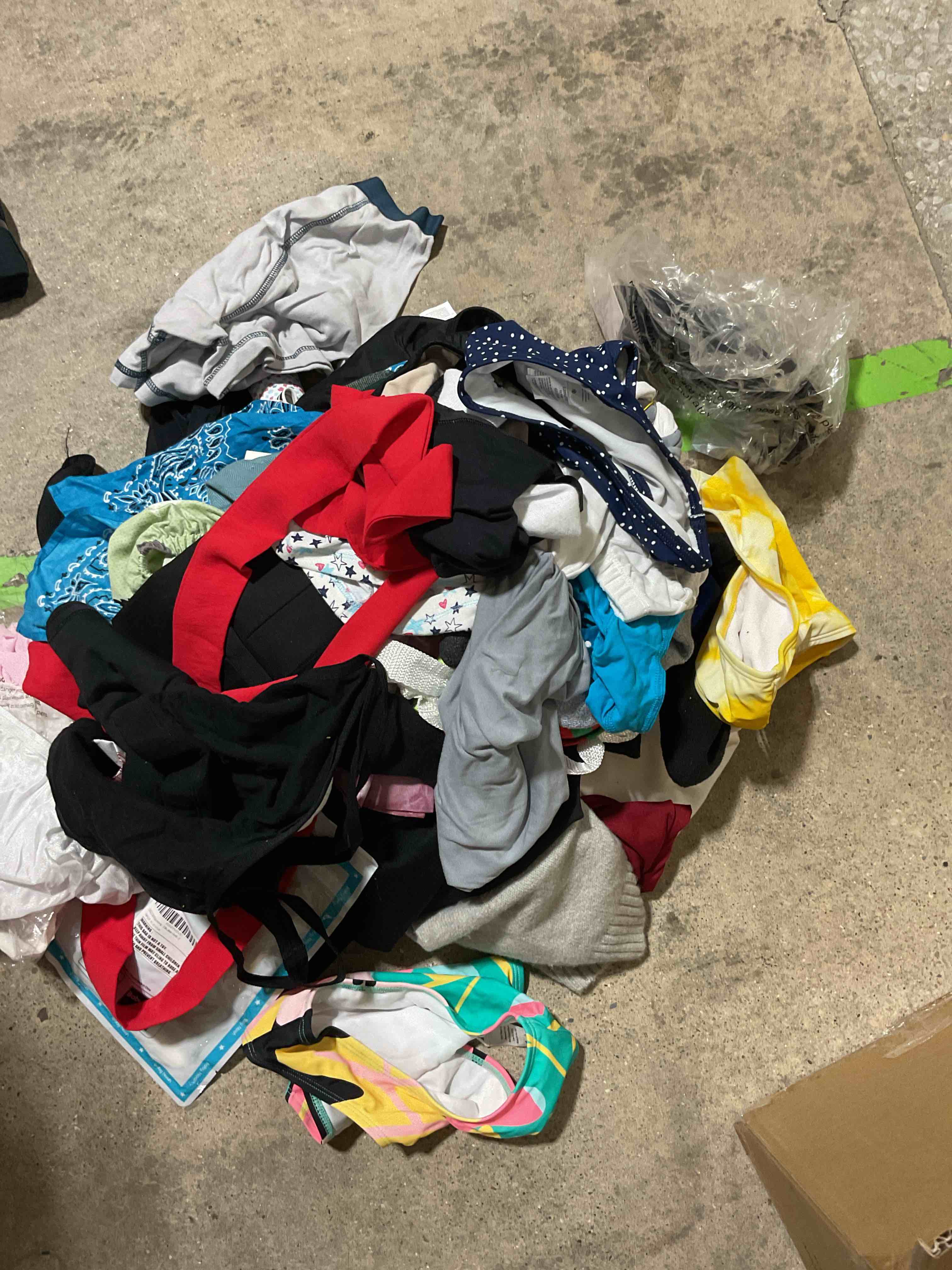 assorted Different clothes, size, style and color
