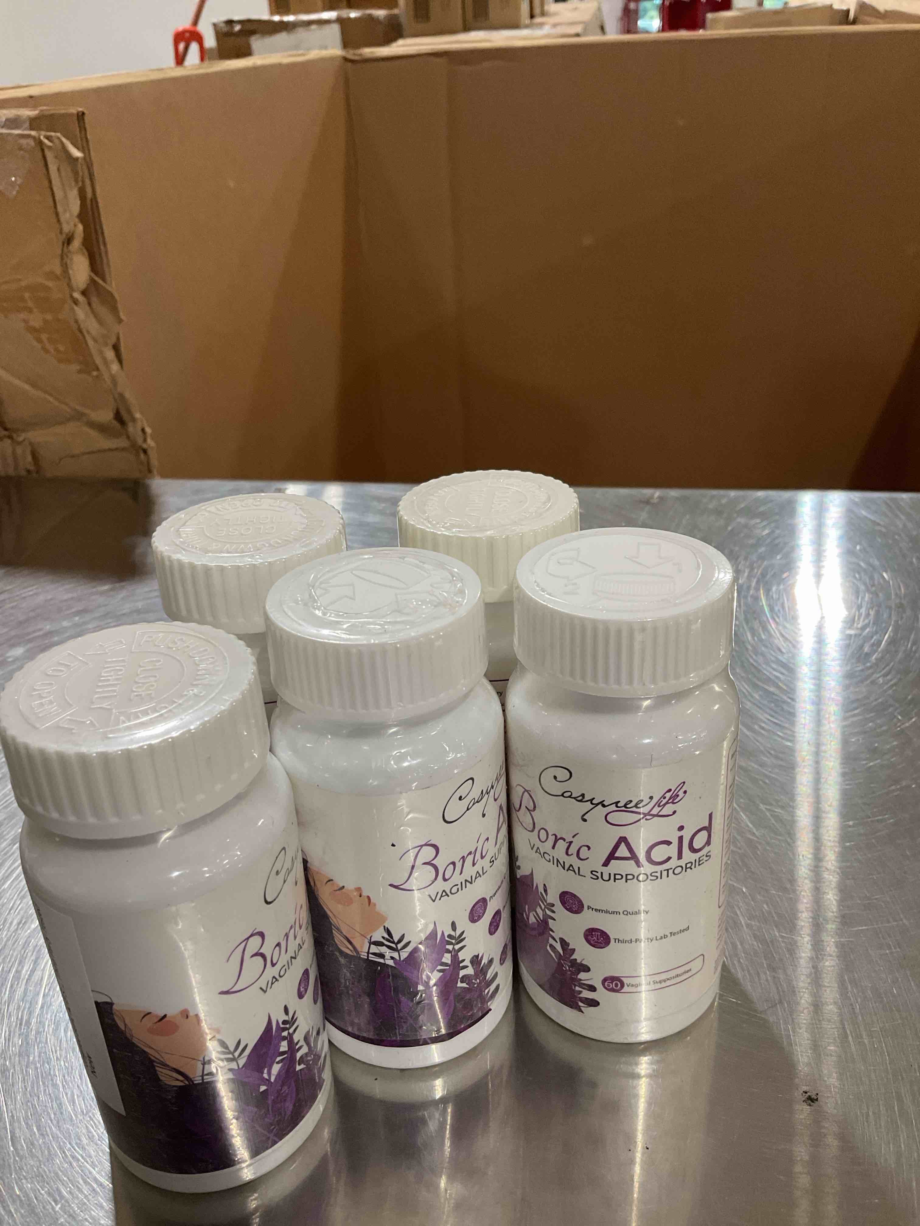 cosyree life Boric acid vaginal  suppositories 