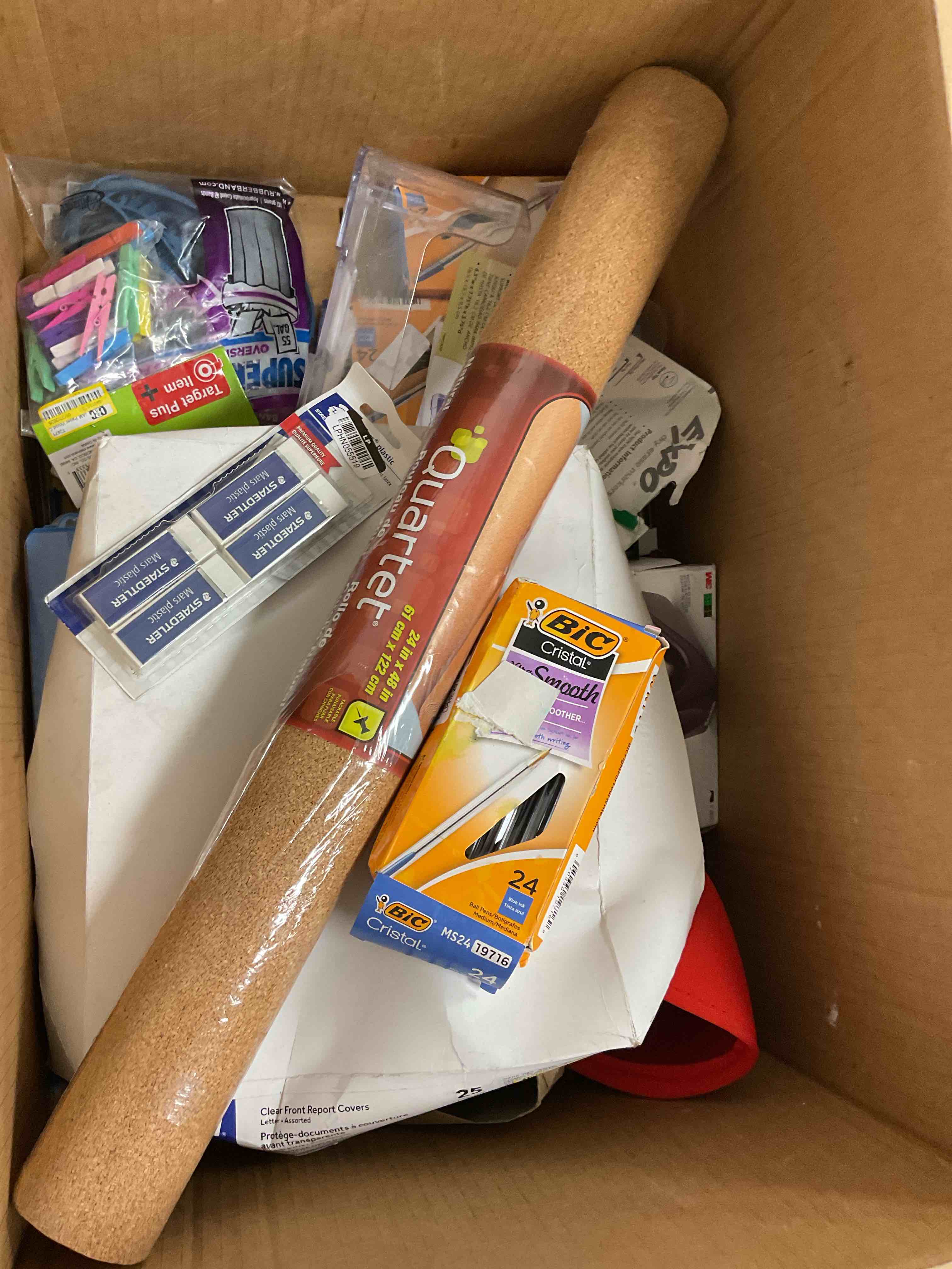 assorted Pencil Bic erasers and more 