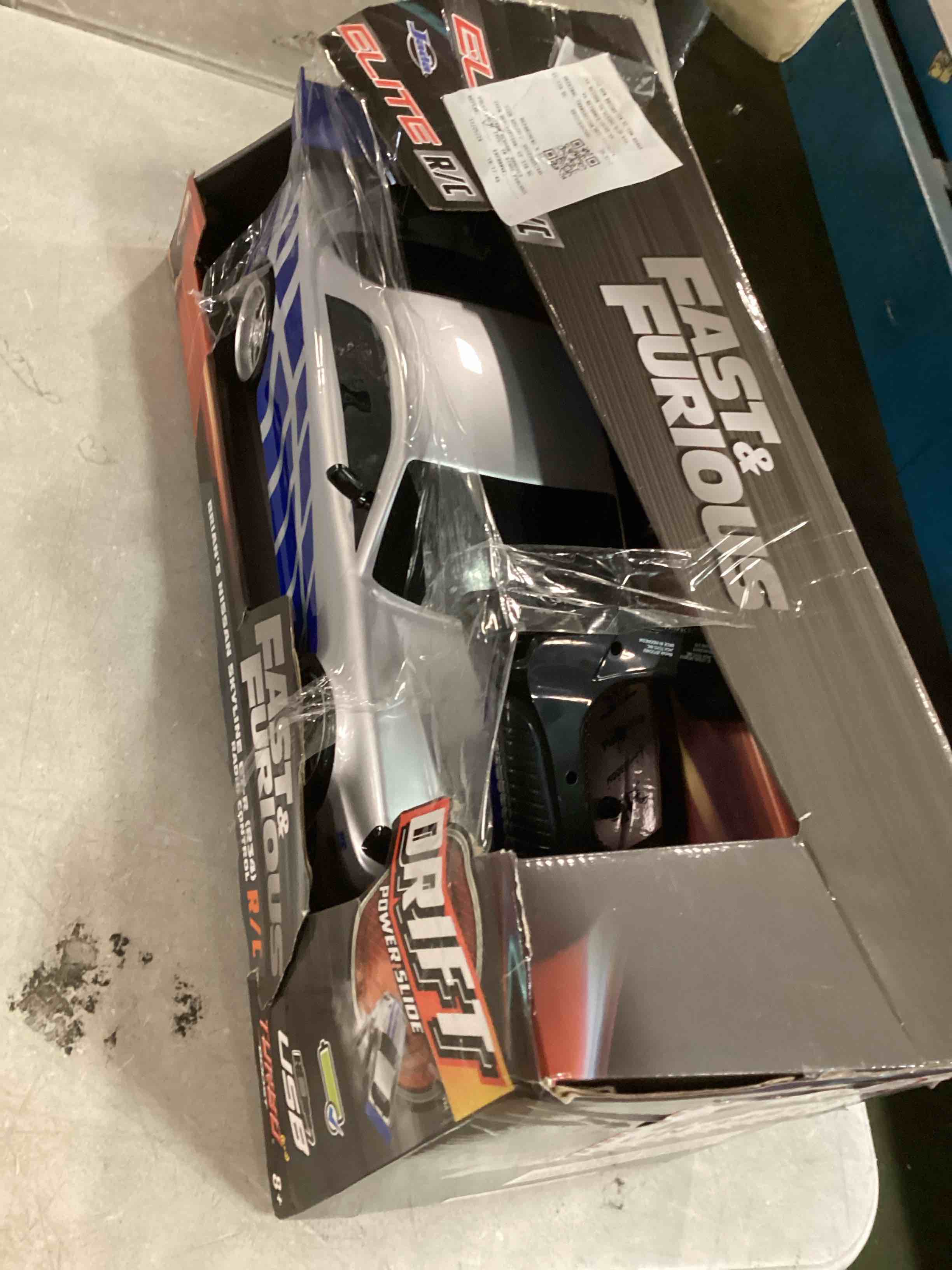 Fast & Furious 1:10 Nissan Skyline GT-R R34 Drift RC Radio Control Cars, Plastic, 8