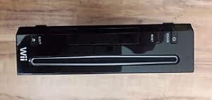 Wii Hardware black (its just the console no controller , or wires ) incomplete.