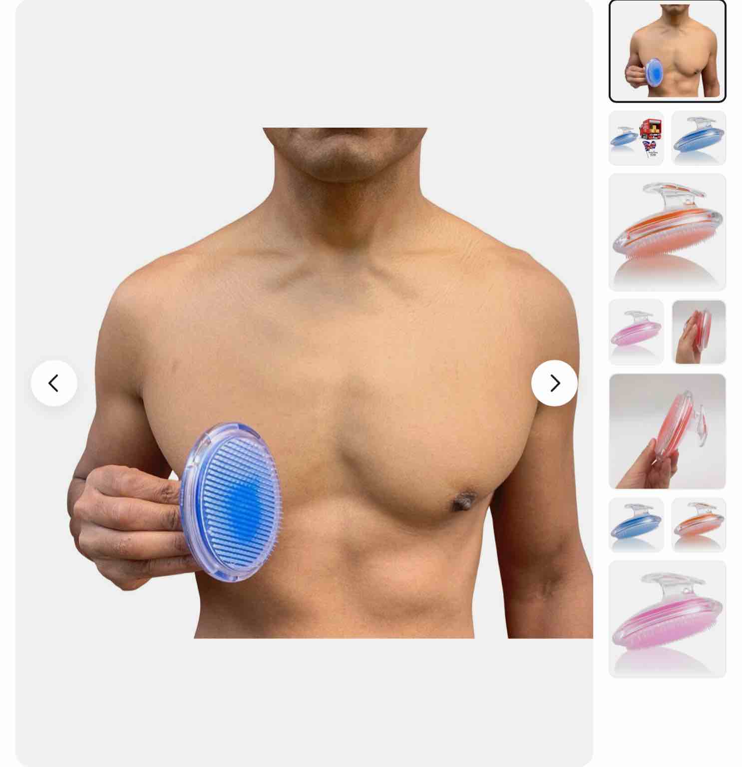 Exfoliating Brush For Razor Bumps and Ingrown Hair Treatment, Silicone Face...