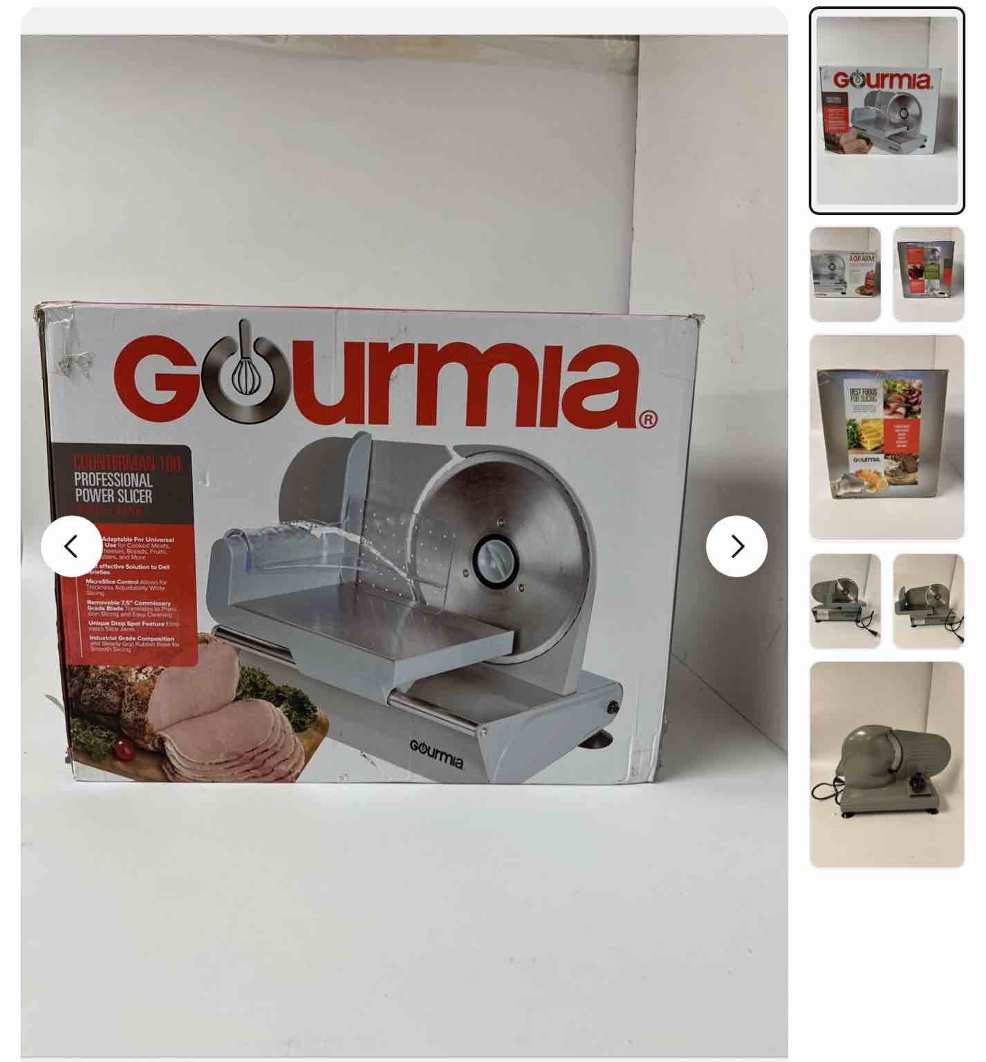 Gourmia Counterman 100 Professional Power Slicer