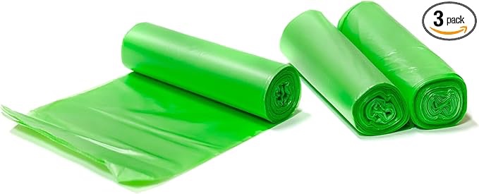 Pet Fit For Life Small Trash Bags, 3 Plastic Dog Waste Basket Liner Rolls with 10 Medium Garbage Bags per Roll - 30 3.1 Gallon Trash Can Bags for Outdoor, Garage, Yard, Bathroom or Bedroom Trash Can