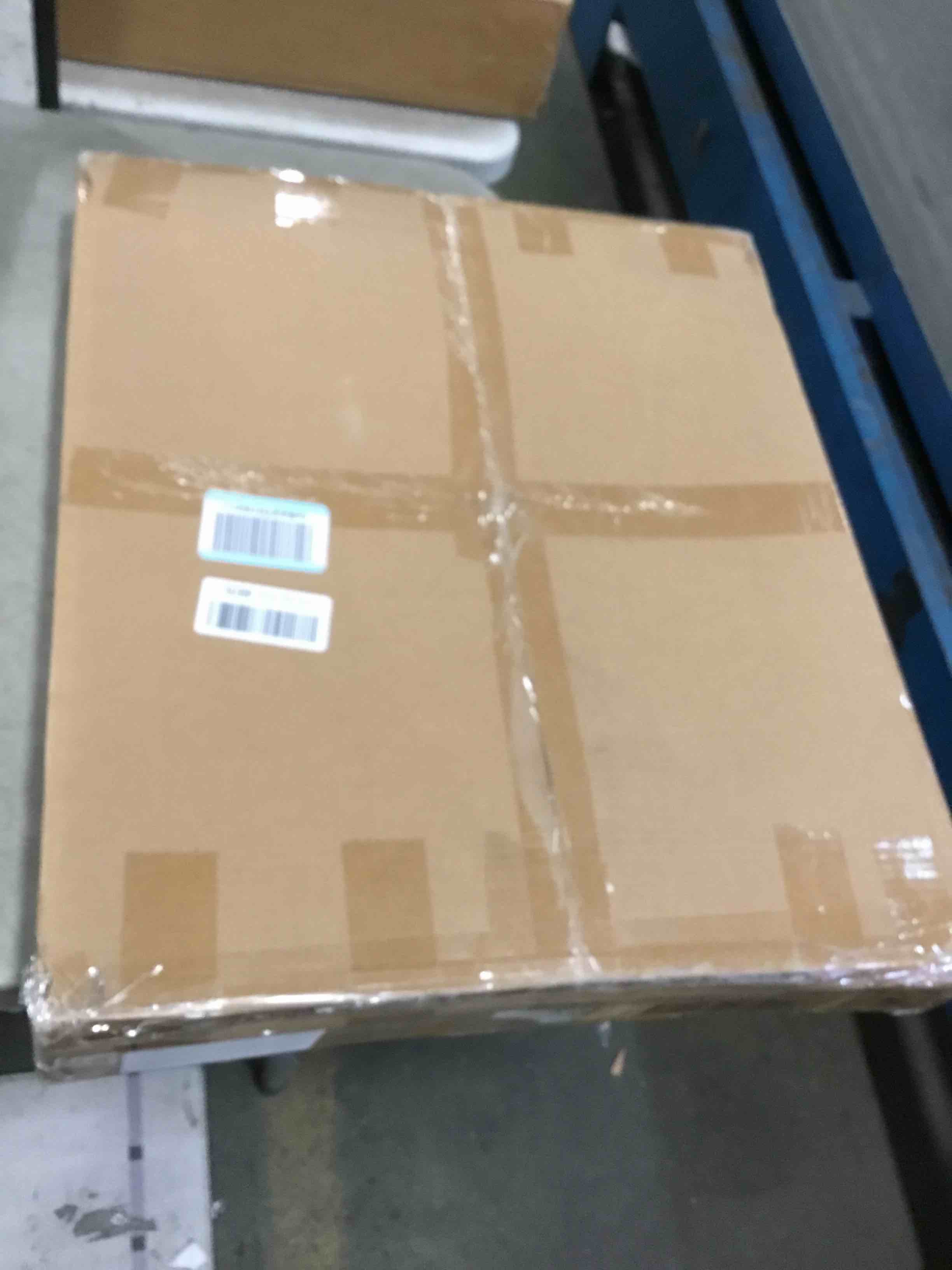 Condition photo showing Good Condition for EXCEFUR End Table with Storage Shelf, Modern Side Table for Living Room, Wood and Metal Bedside Table Nightstand, Rustic Brown