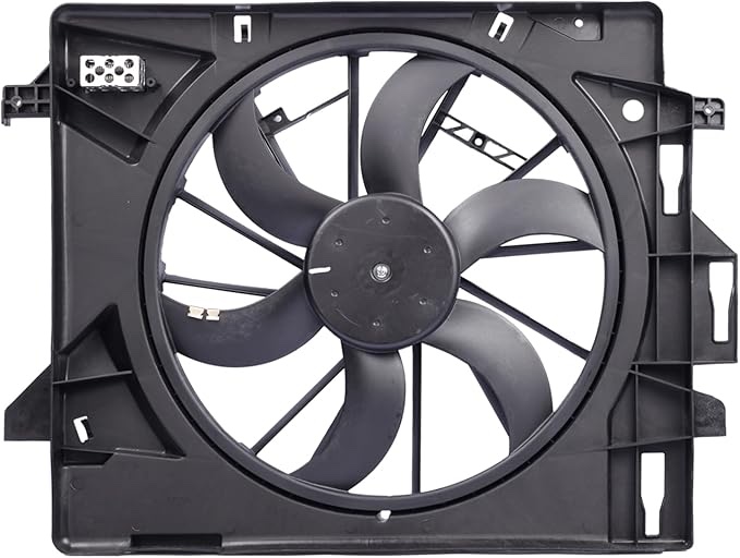 Ventilador de refrigeración para radiador compatible con 2008-2015 Town & Country 08-15 Grand Caravan 2012-2015 C/V 2009-2014 Routan Reemplazo para 5058674AA 5058674AC 5058674AD 5183347AA