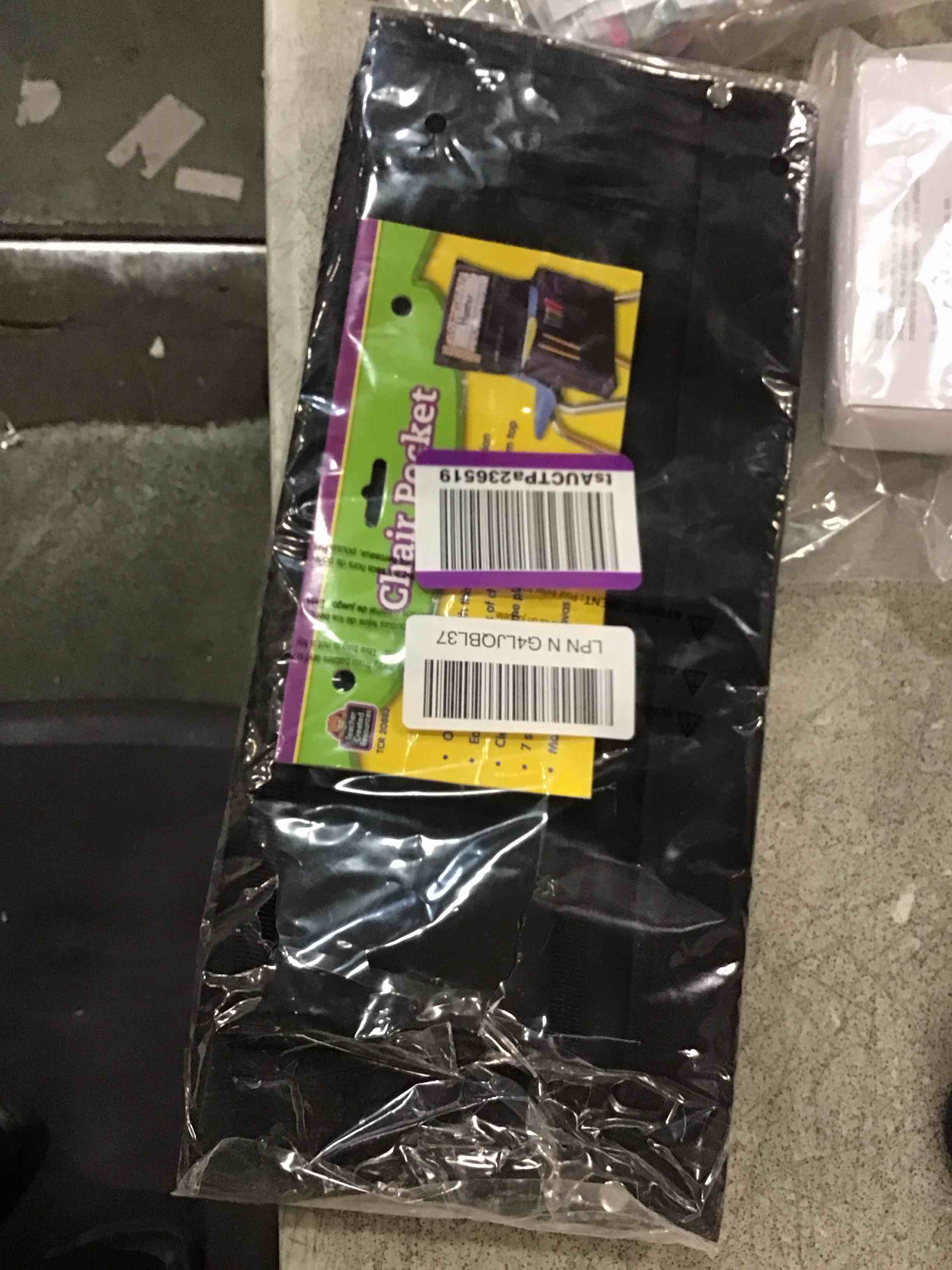 Condition photo showing Good Condition for tcr20883 - black chair pocket by teacher created resources