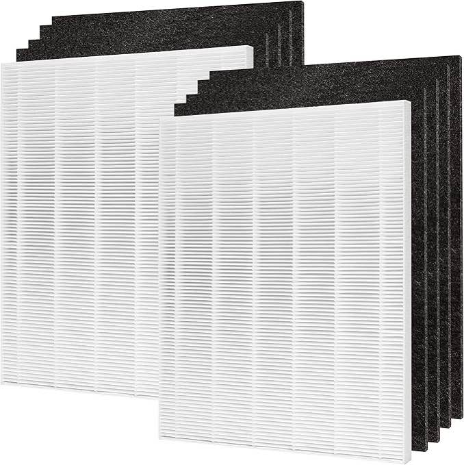 D480 Replacement Filter D4 Compatible with Winix D480 Air Purifier Ture HEPA Only, Item Number 1712-0100-00, D4 Filter 4 Pack