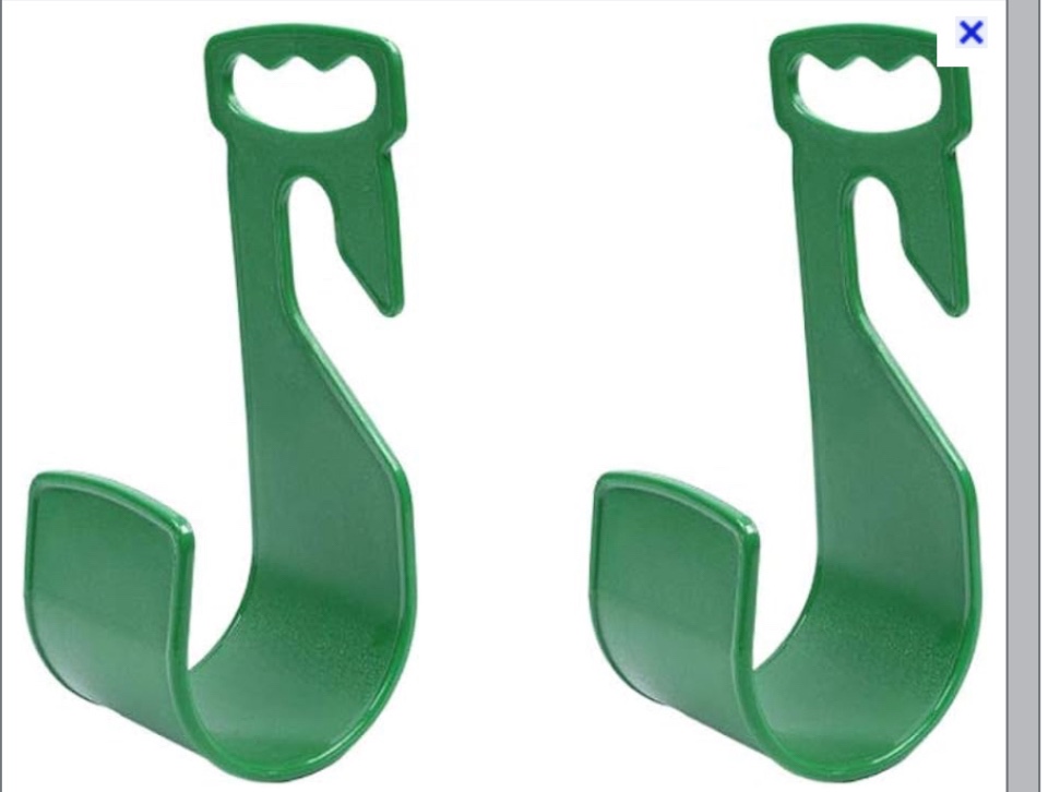 1 pack of 3 DOITOOL Gancho de jardinería para jardinería, gancho