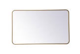 Elegant Lighting Vanity Mirror MR802440BR 24 x 40 x 1