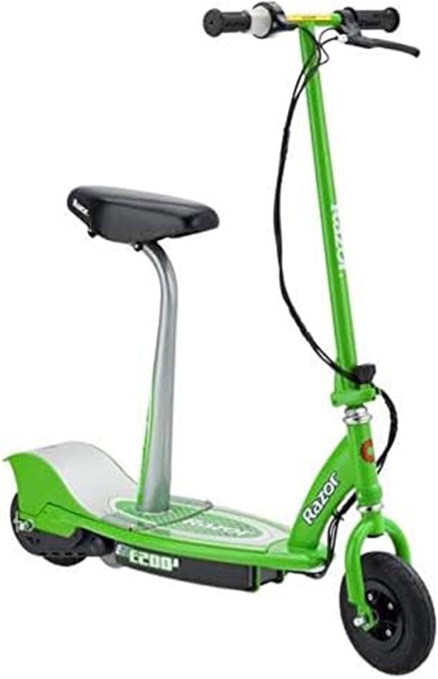 (damaged) Razor E100 Electric Scooter green - Sweet Pea, 8" Pneumatic Front Tire, up to 10 mph, for Kids Ages 8+