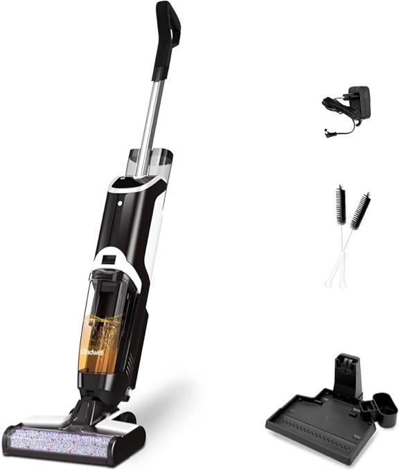Gladwell Wet Dry Vacuum Cleaner, Cruiser Cordless All in One Wet Dry Vacuum Mop All in one Self-Cleaning,Cordless Mop Hard Floor Cleaner Machine Vacuum Mop Combo, Self Cleaning Vacuum Multi-Surface