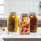 Regular Mouth Mason Jars 24 oz - (5 Pack) - Ball Regular Mouth Quart 24-Ounces Mason Jars With Airtight lids and Bands - For Canning, Fermenting, Pickling, Storage - Microwave & Dishwasher Safe
