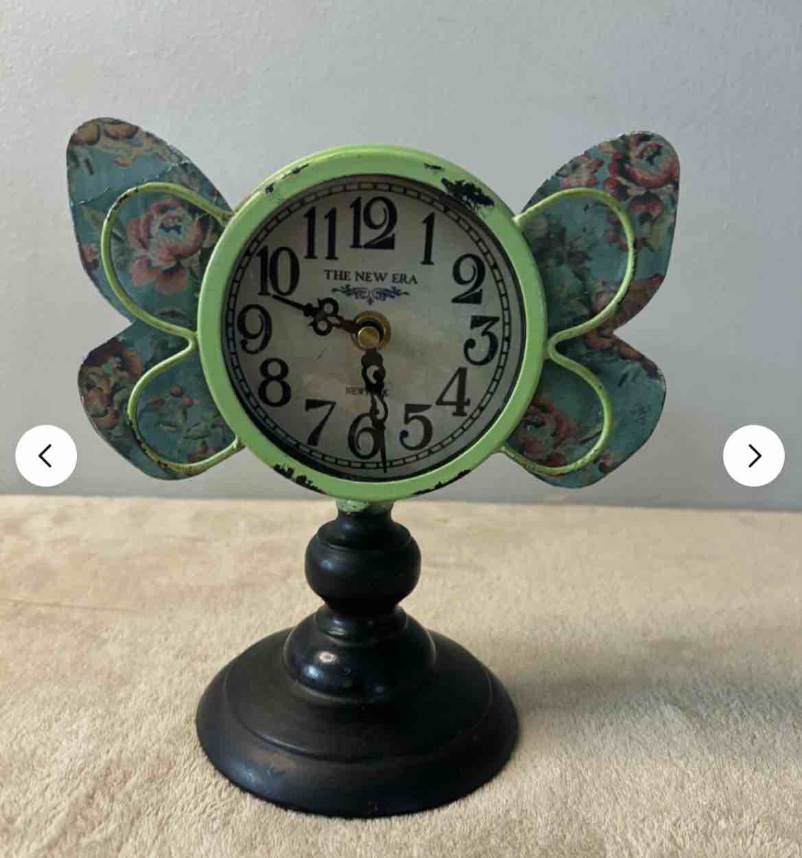 The New Era Pedestal Butterfly Clock