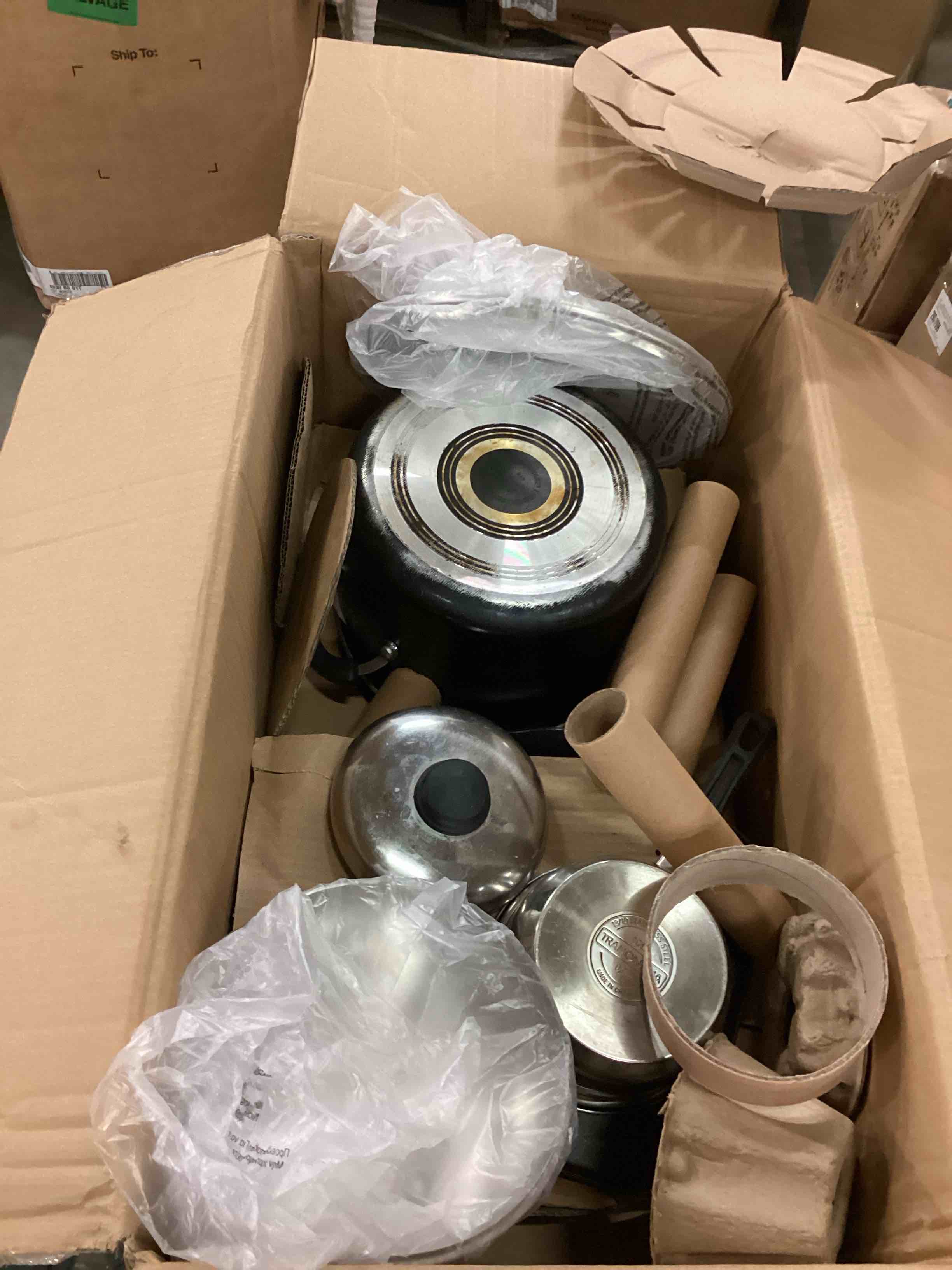 Assorted Cookware Pots and Pans (Lot Of 8 Items Approximate)