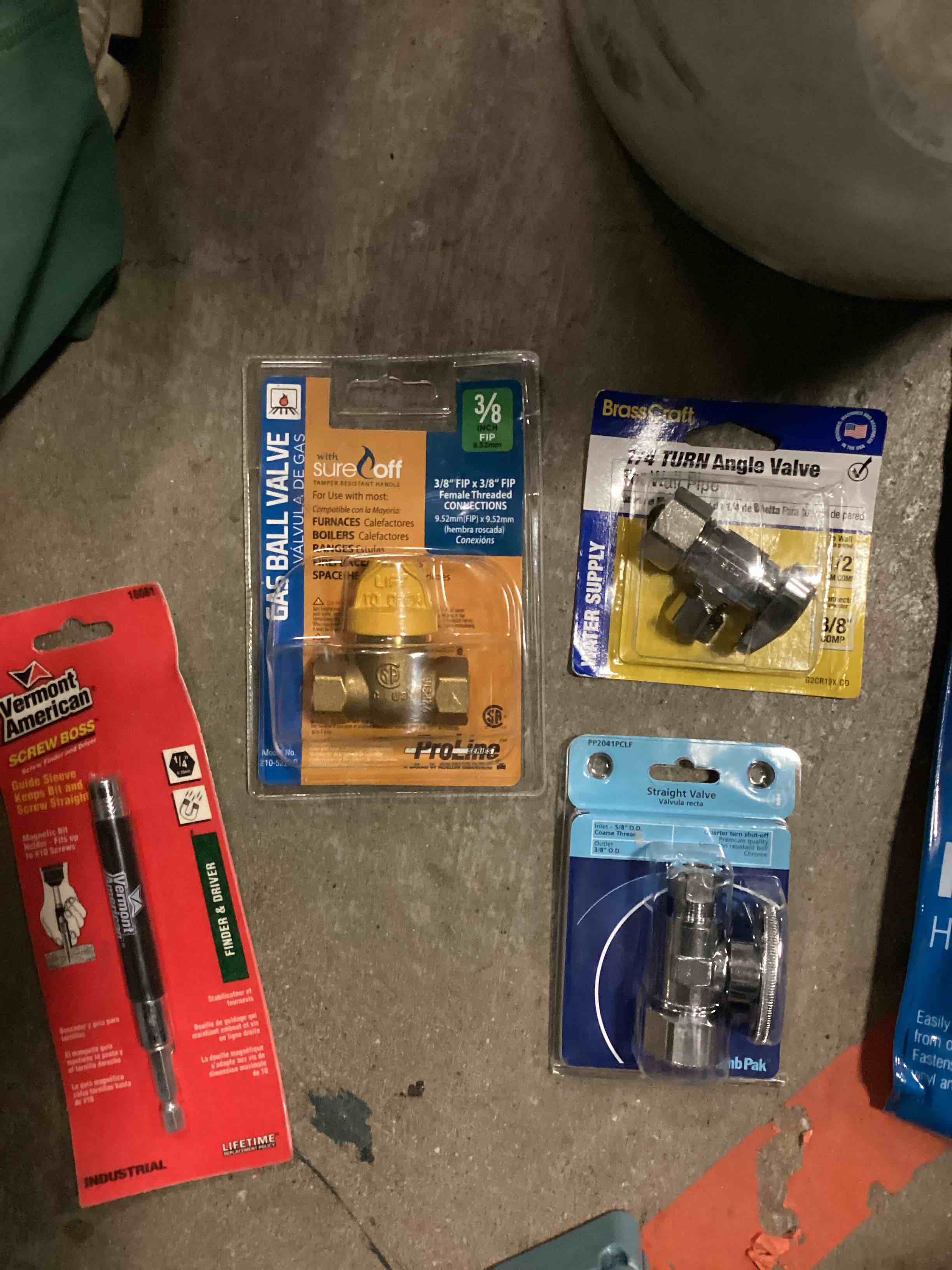Bucket Lot Of Assorted Hardware