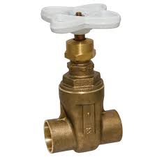 Bucket Lot of Brass Gate Valve Silver Knob