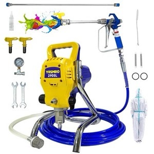 Airless Paint Sprayer for House Painting, 3300PSI Adjustable Pressure Airless Sprayer with Stand & Ex...