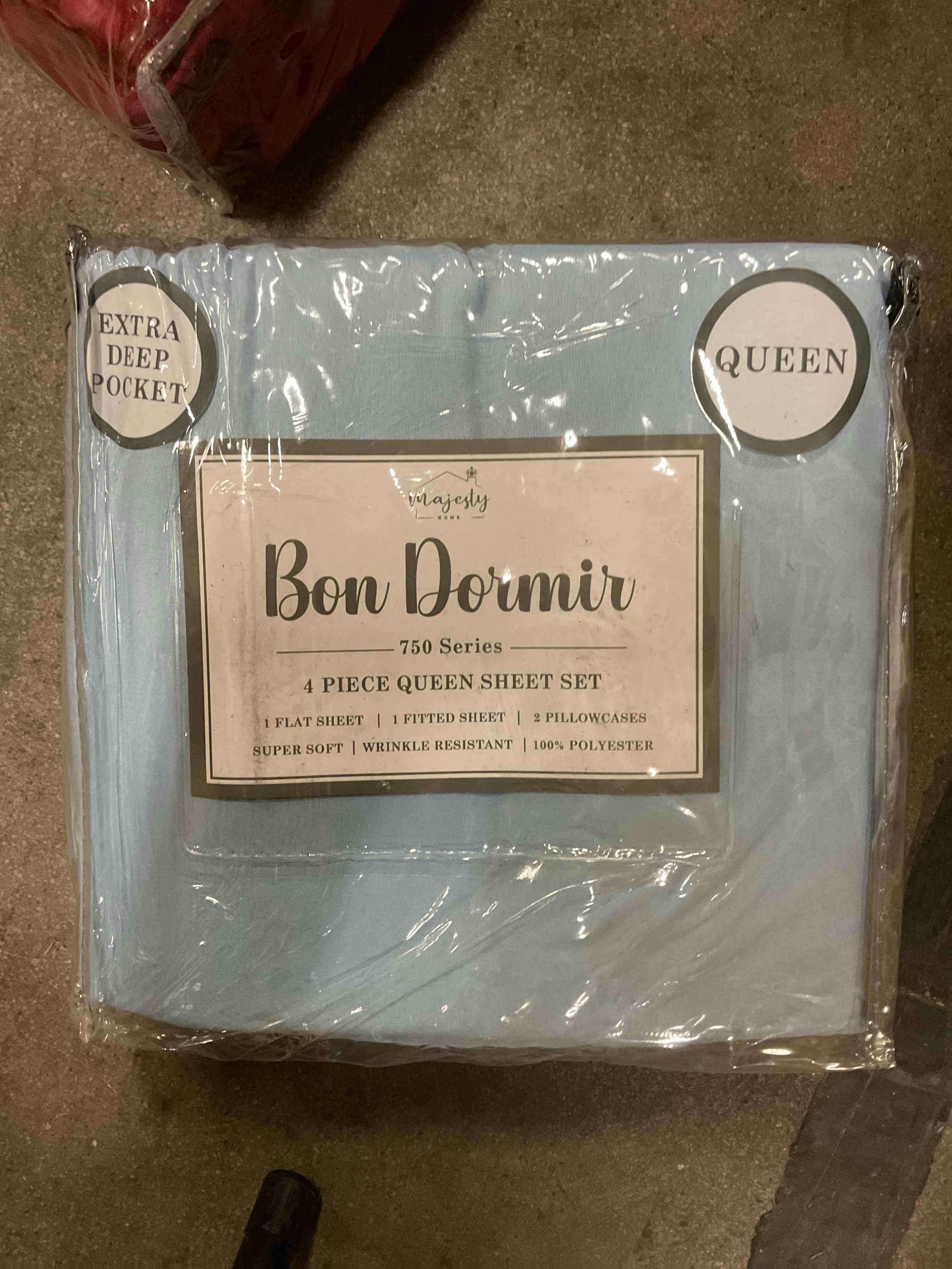 Bon Dormir 750 Series 4 Piece Queen Sheet Set