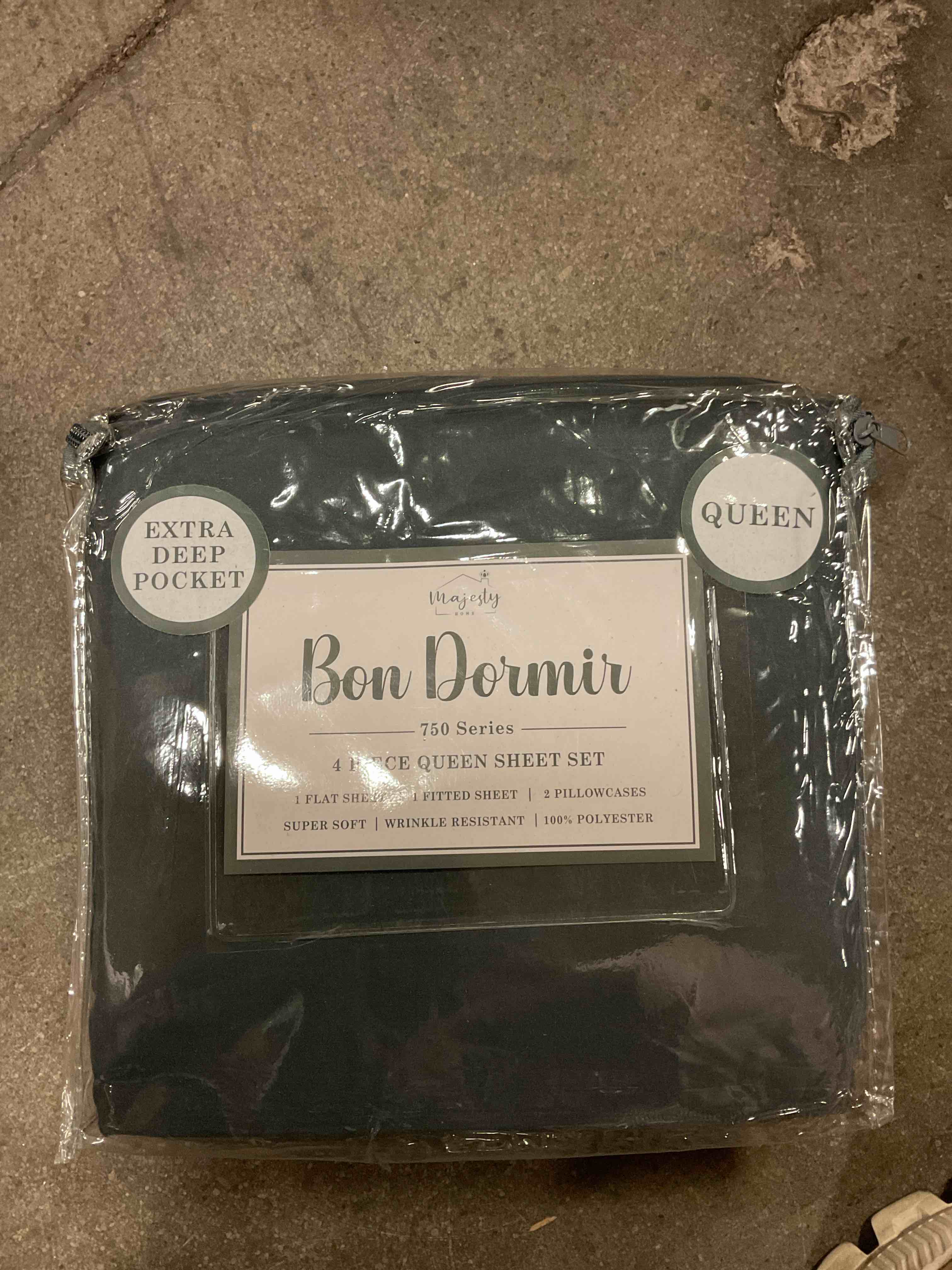Bon Dormir 750 Series 4 Piece Queen Sheet Set