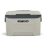 Igloo Bone White and Gray 60-Quart Sunset Roller Cooler