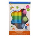 U Style Bath Bomb and Sponge Set - Popsicle Shaped Sponge & 3 Scented Bombs (Vanilla  Strawberry  Apple)