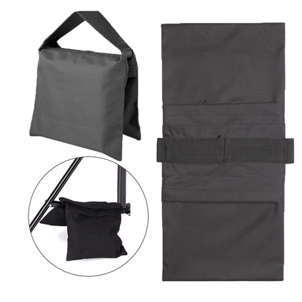 Black Counter Balance Sand Bag for Photo Studio Light Stand Boom Arm Photo Studio Accessories. ( 12 pieces)