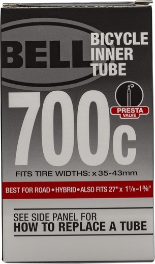 Bell 700c Standard Bike Inner Tube - Black