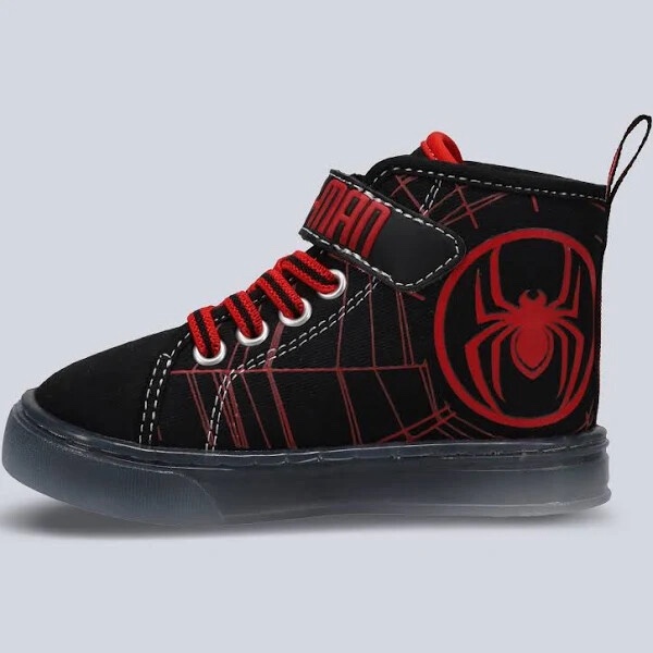 Toddler Marvel Spider-Man Lighted Hi Top Sneakers - 7T