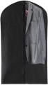 garment bag 42" sturdy suit dress cover for with with a transparent clear panel for easy viewing