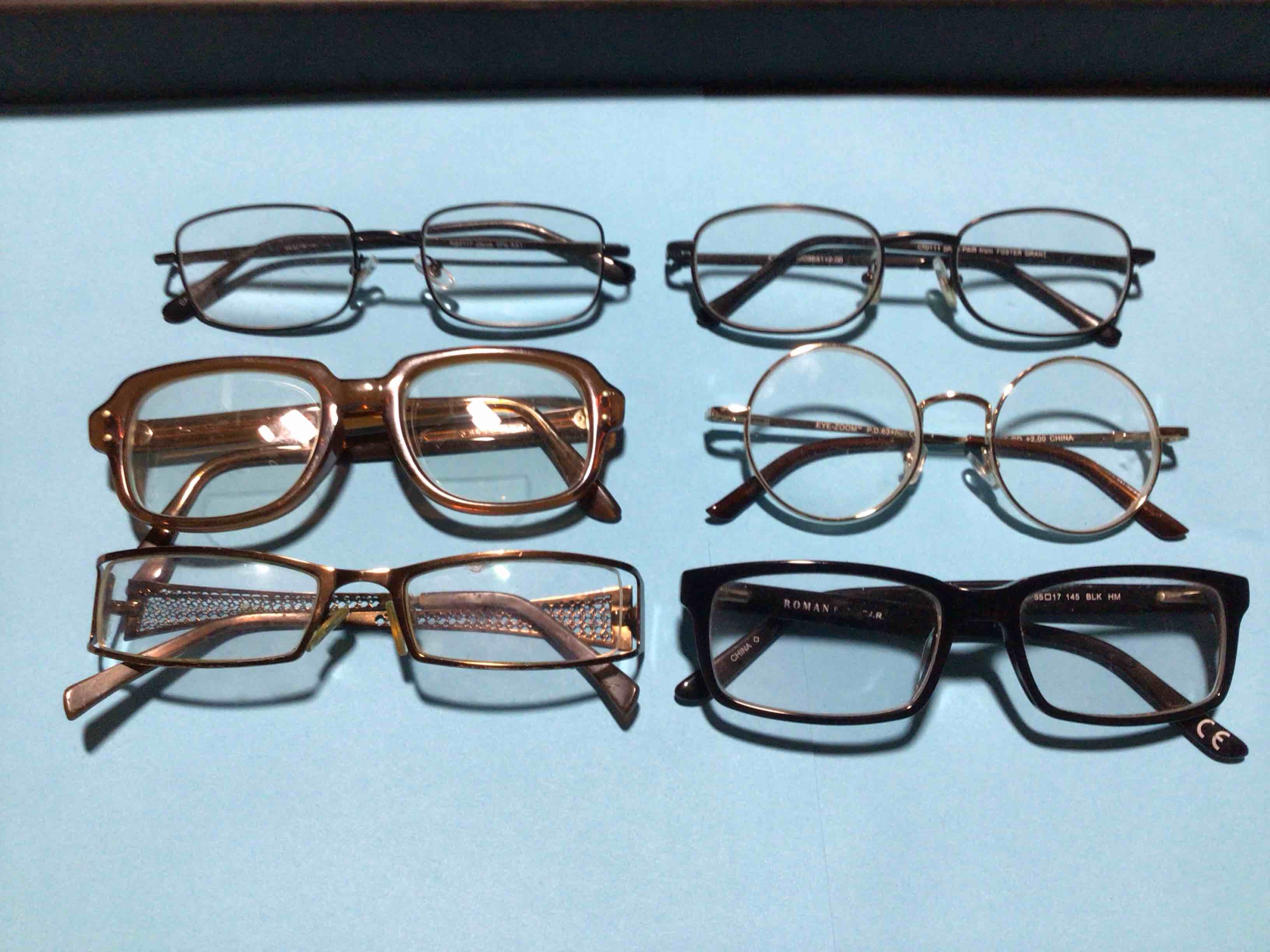 Condition photo showing Good Condition for Pack of 6 Assortment of prescriptions glasses 