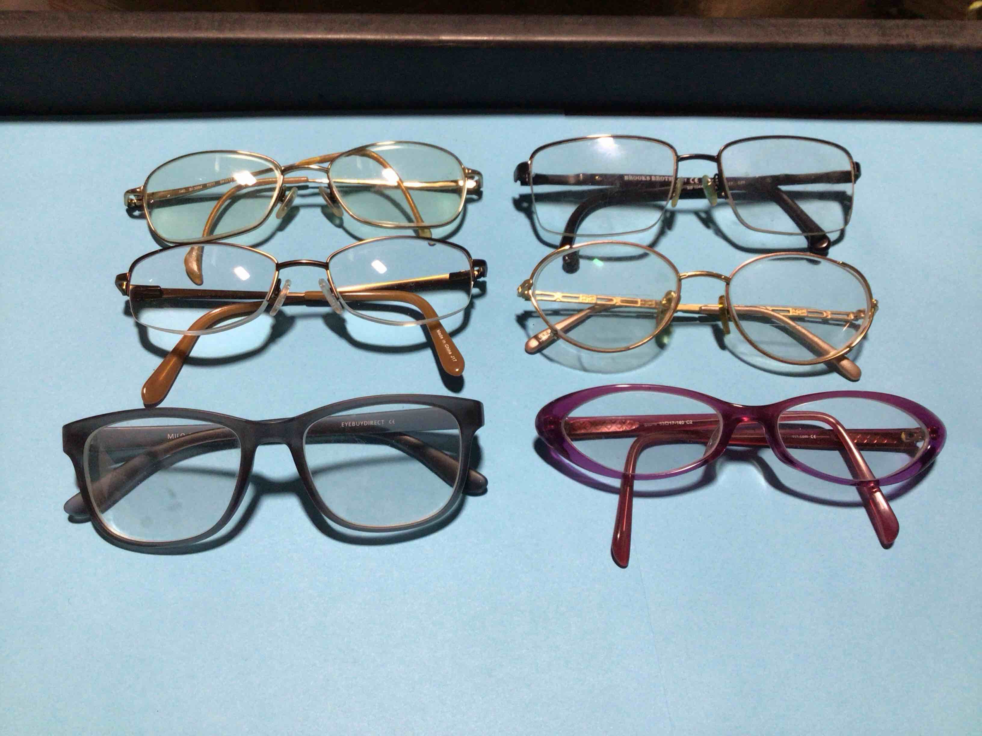 Condition photo showing Good Condition for Pack of 6 Assortment of prescriptions glasses 